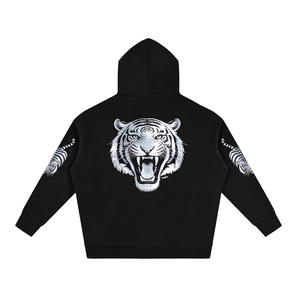 PIBU Relentless Tiger Black Fleece Hoodie