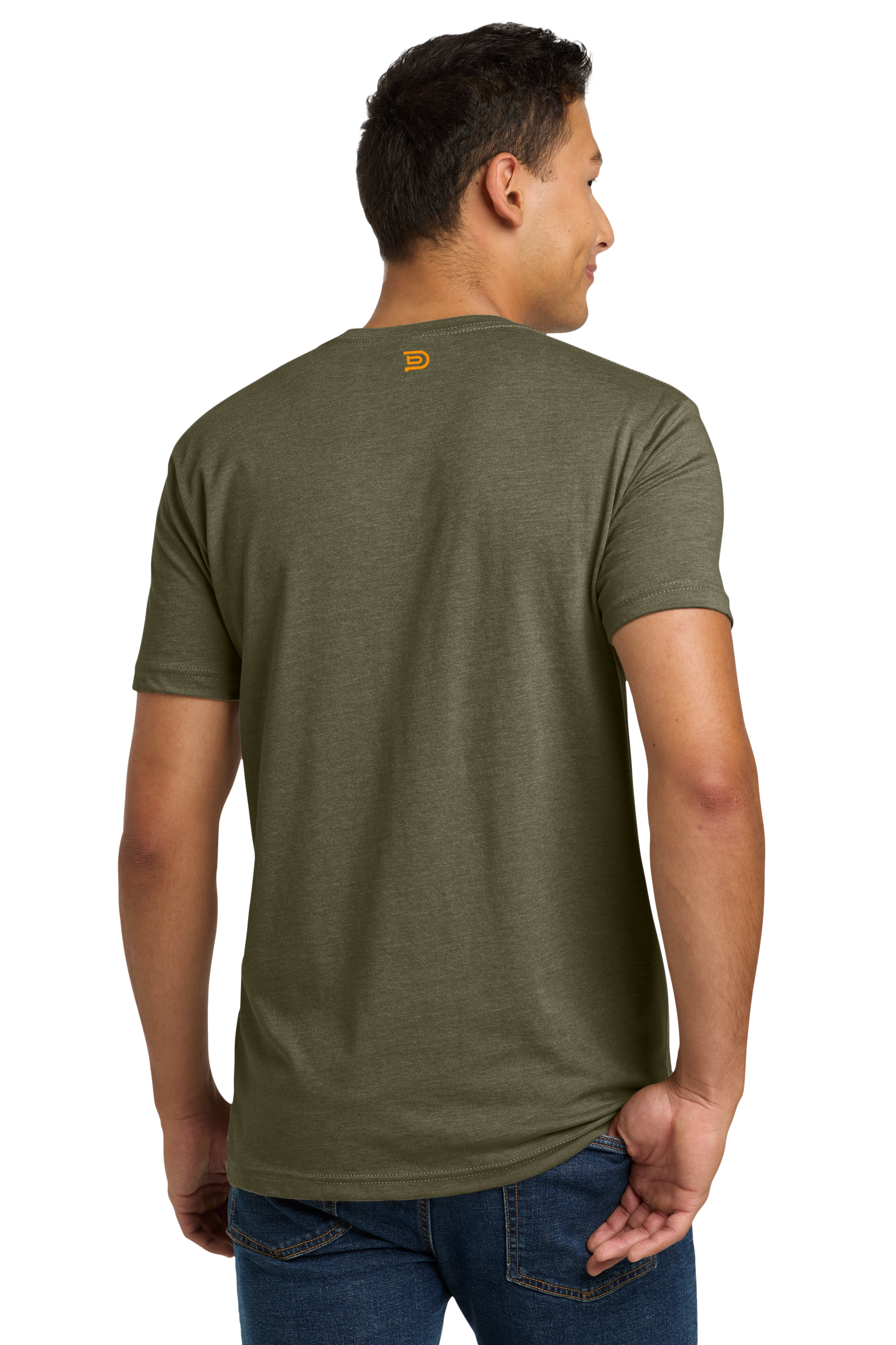 3 Stripes PIBU Short Sleeve - Orange and White