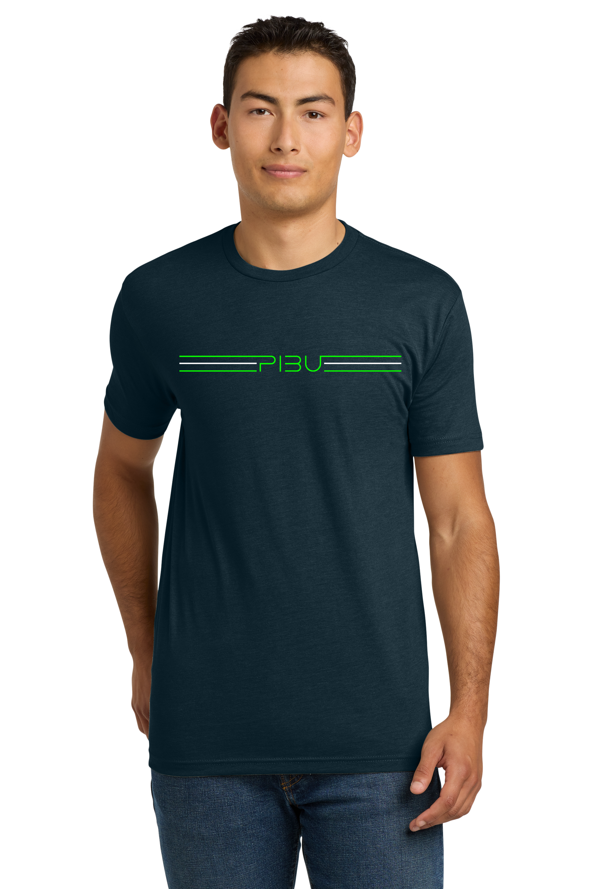 3 Stripes PIBU Short Sleeve - Green and White
