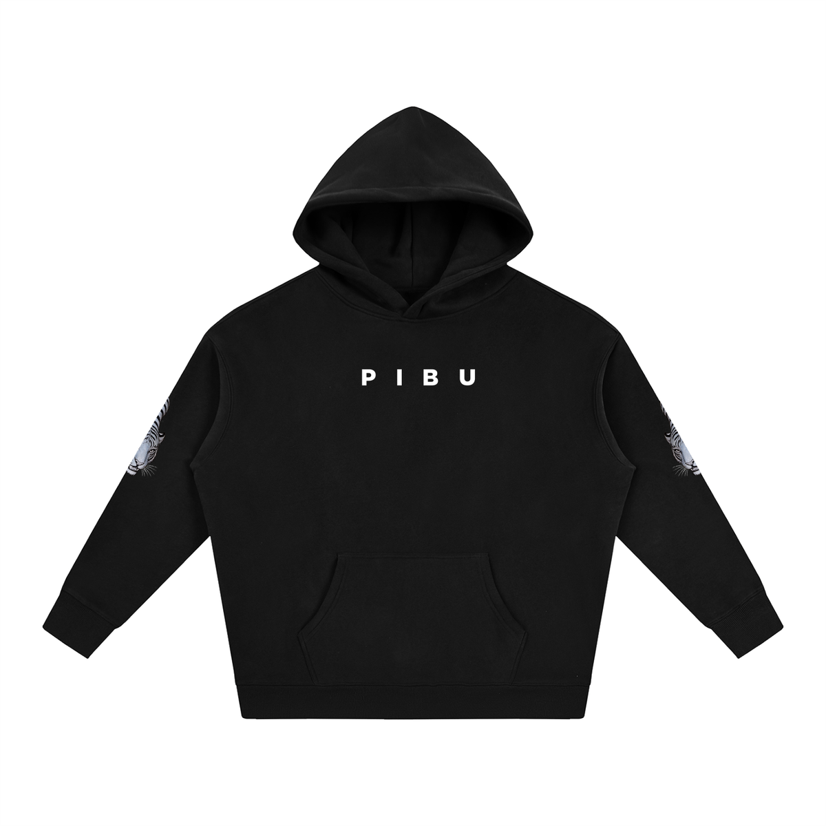 PIBU Relentless Tiger Black Fleece Hoodie