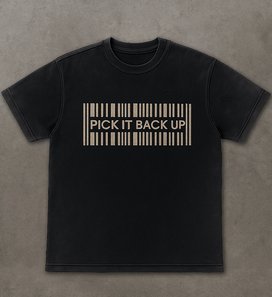 “BARCODE” Washed Tee