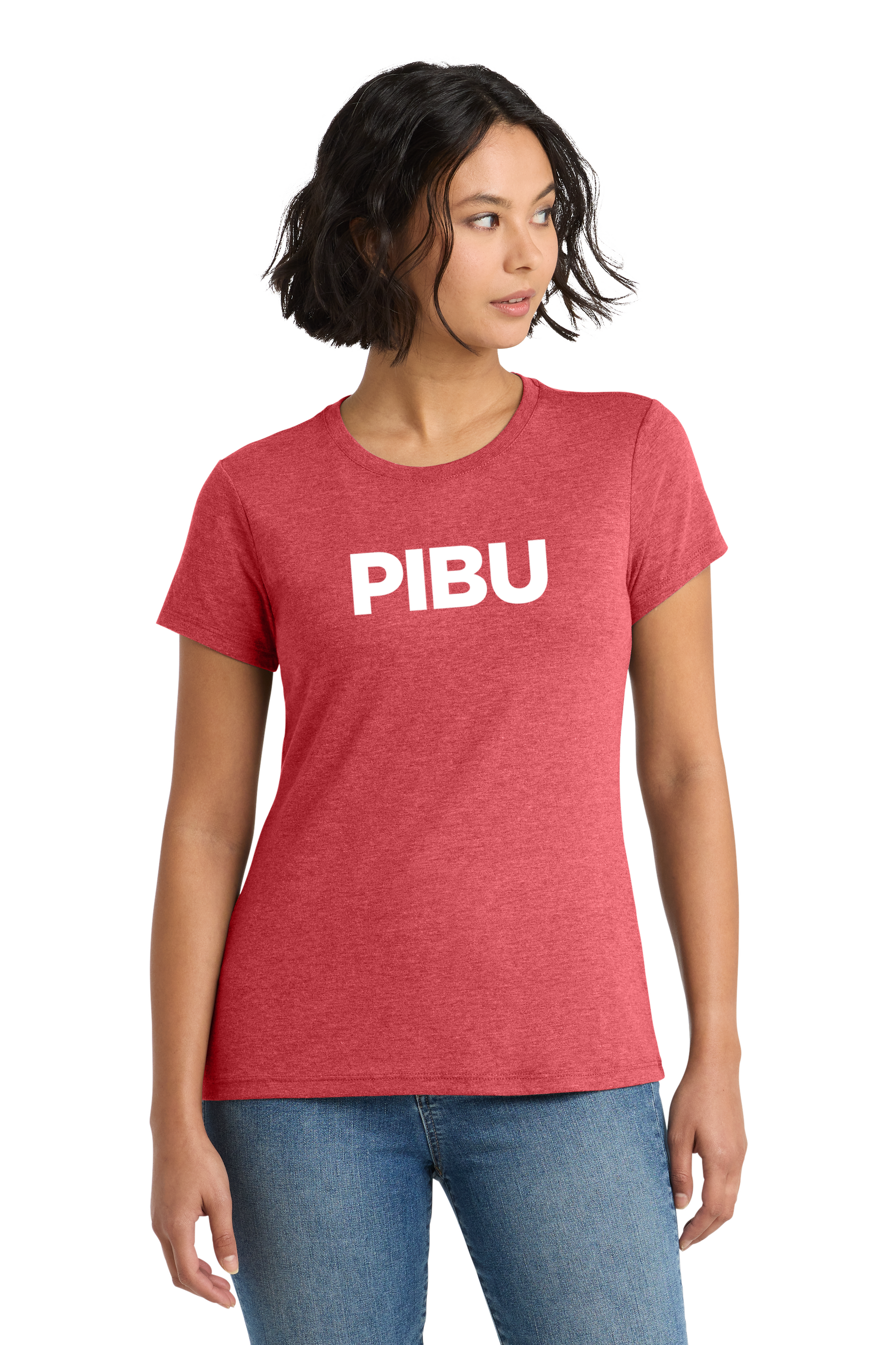 Women's PIBU Fill Fitted Short Sleeve - White
