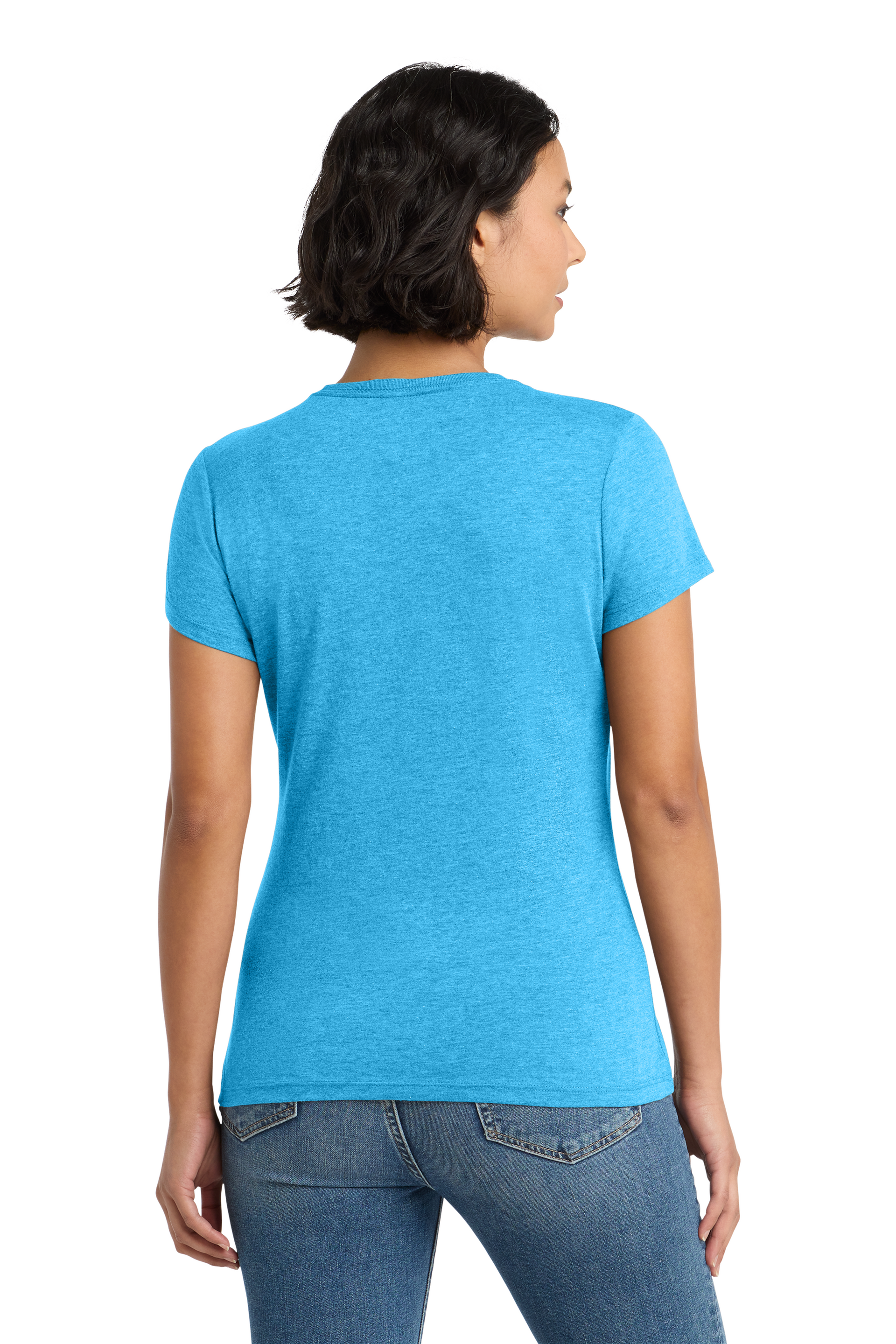 Women's PIBU Script Fitted Round Neck Short Sleeve - Black