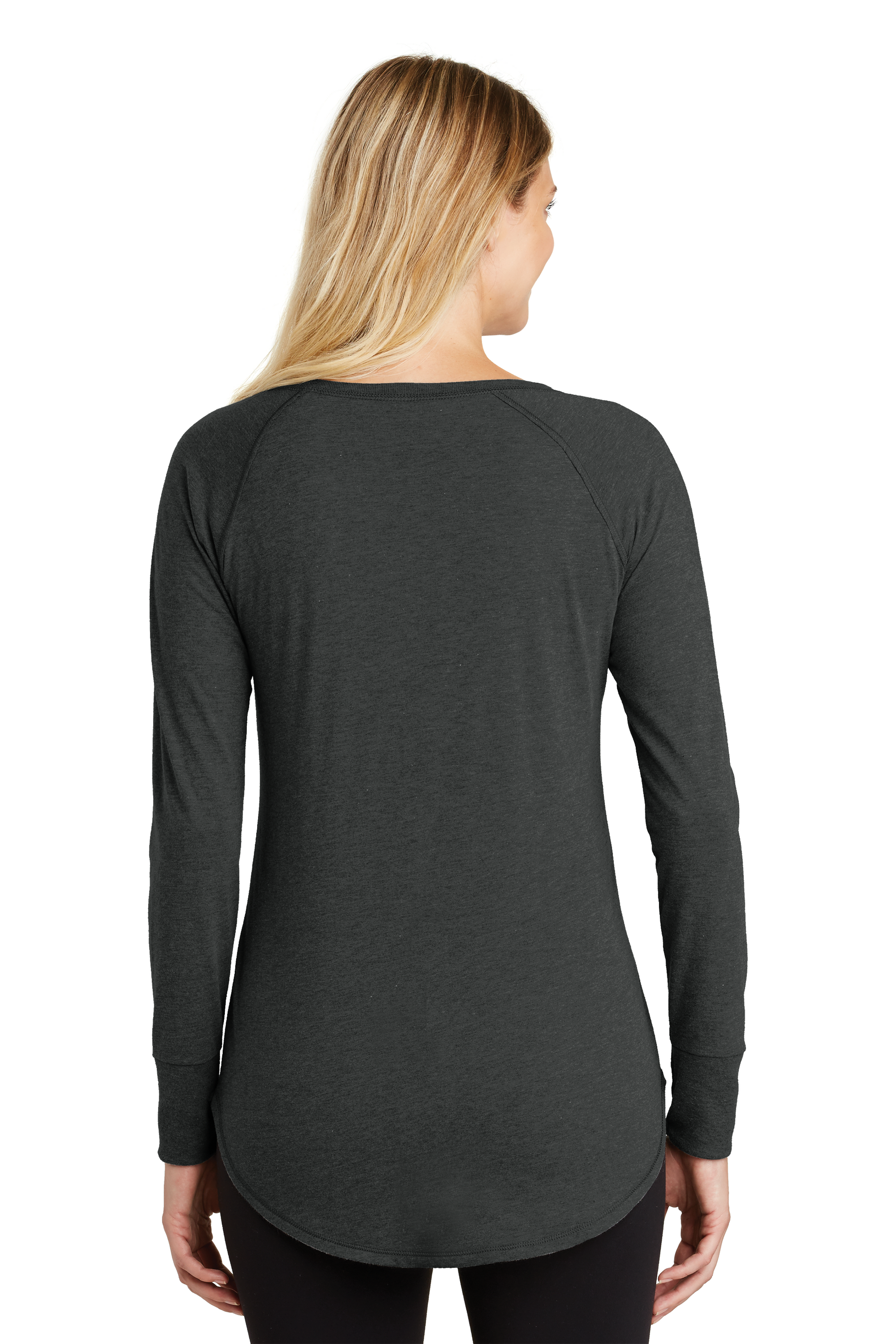 Women's PIBU Butterfly Tunic Tee Long Sleeve - Gray