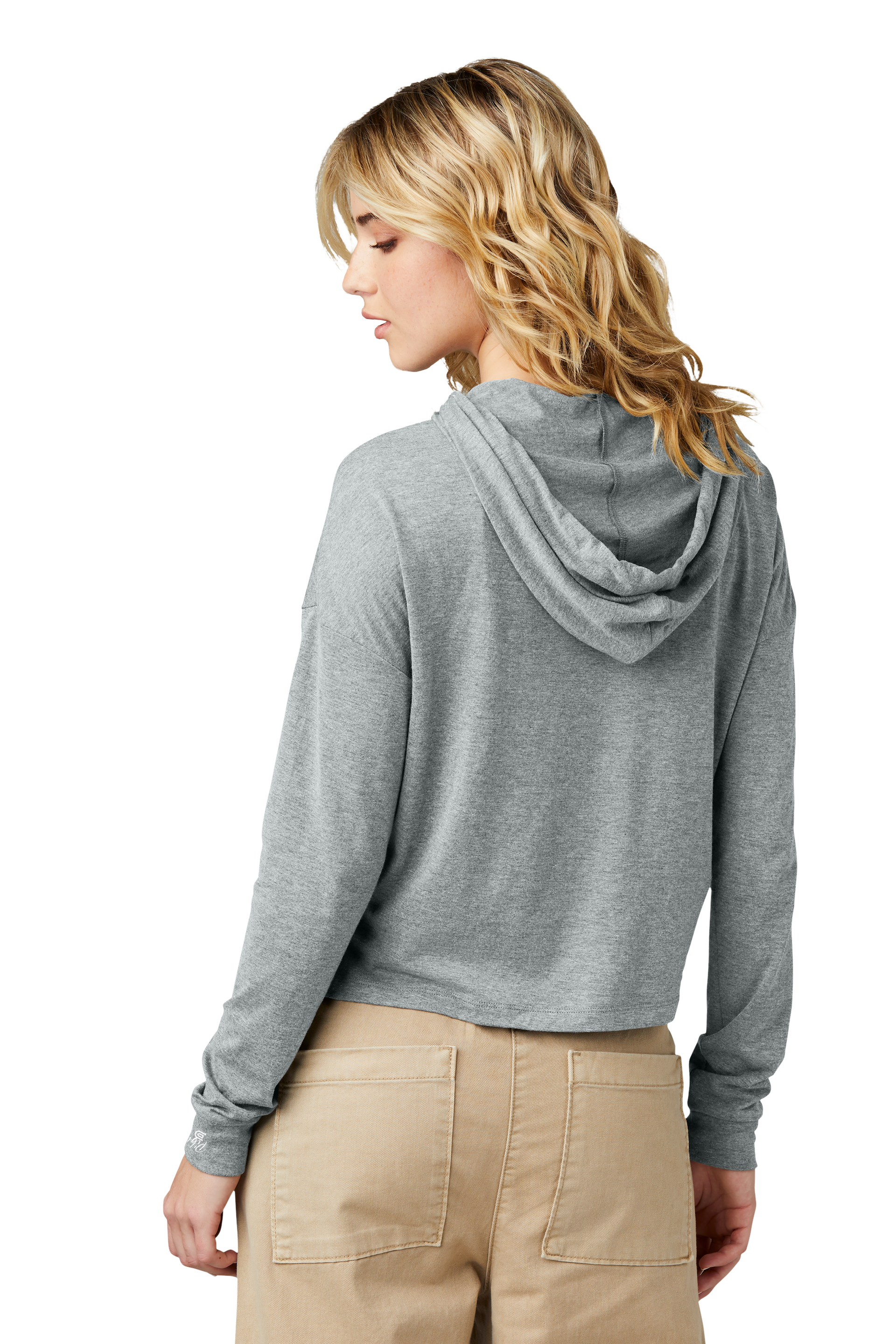 Women's PIBU Logo Cropped Hoodie - Black