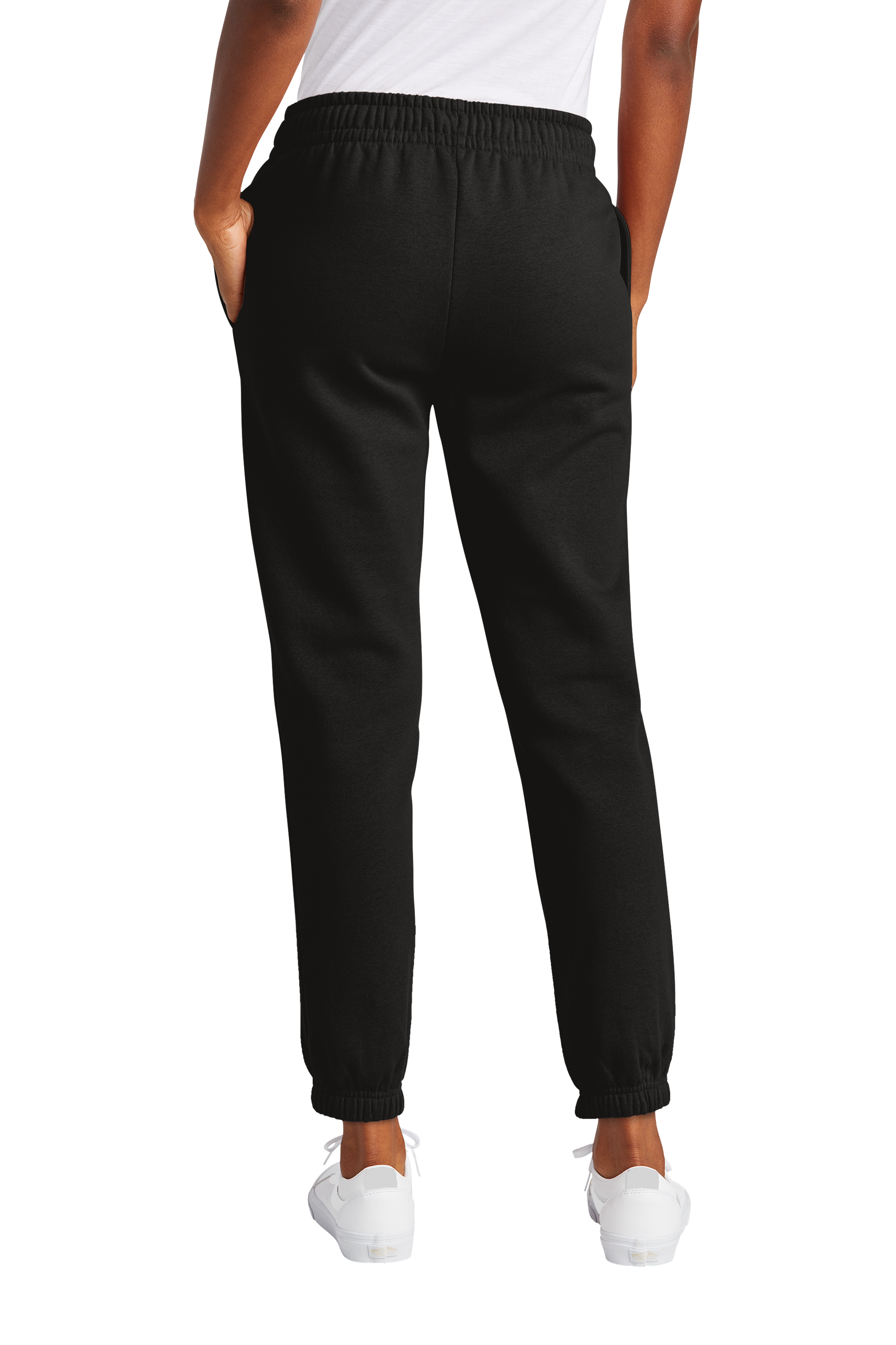 Women's PIBU Logo Fleece Sweatpants - White