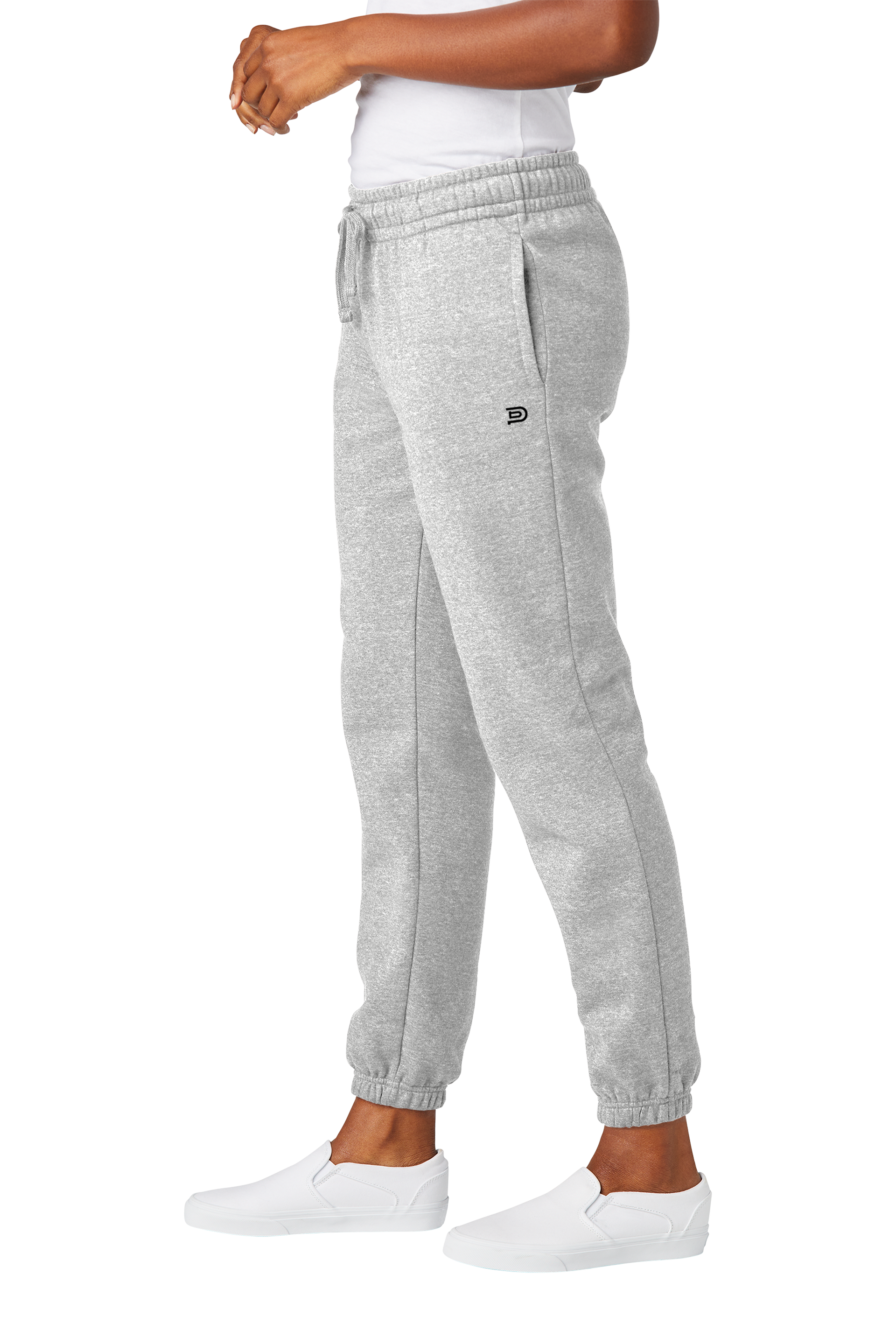 Women's PIBU Logo Fleece Sweatpants - Black