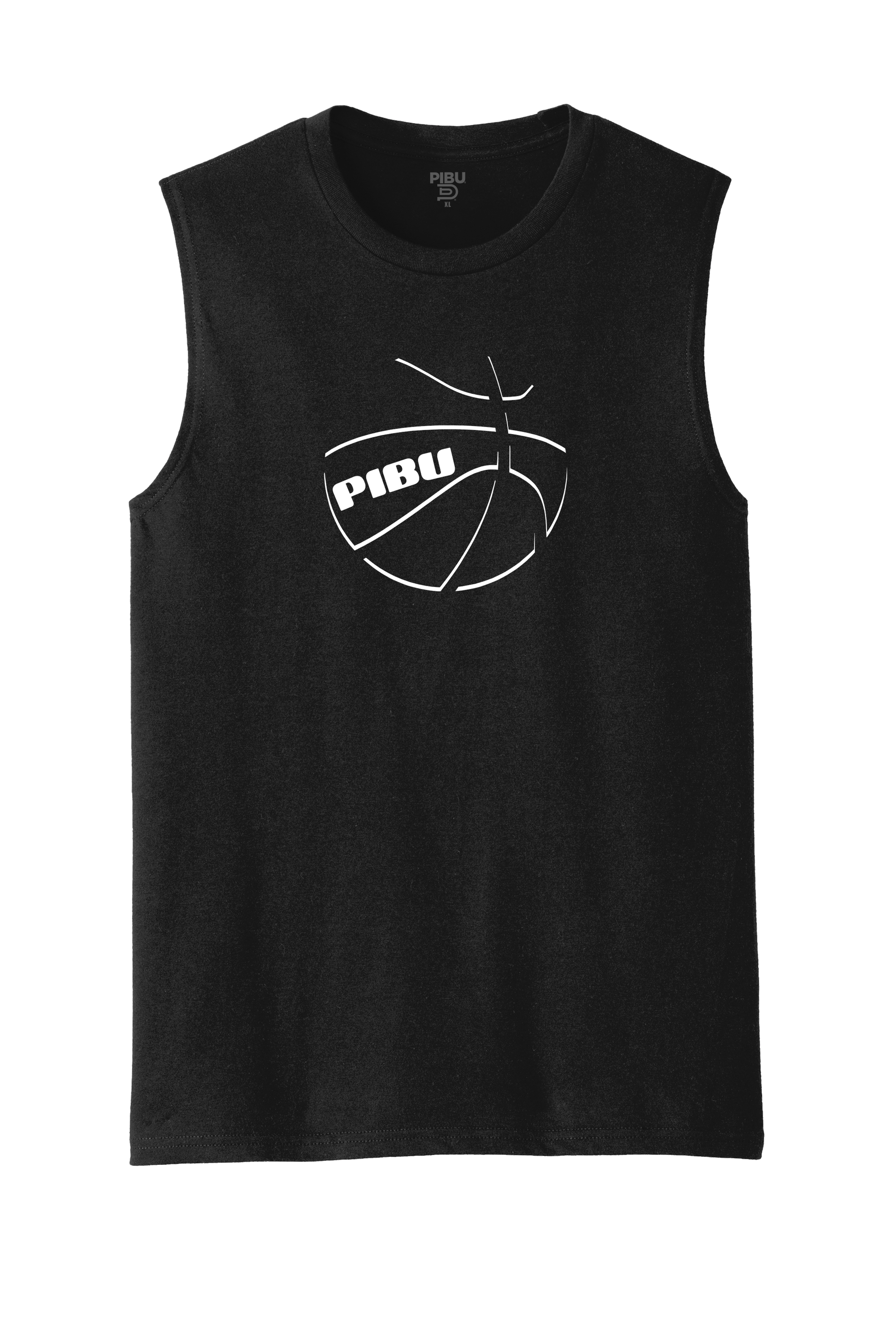 PIBU Basketball Sleeveless - White Shadow