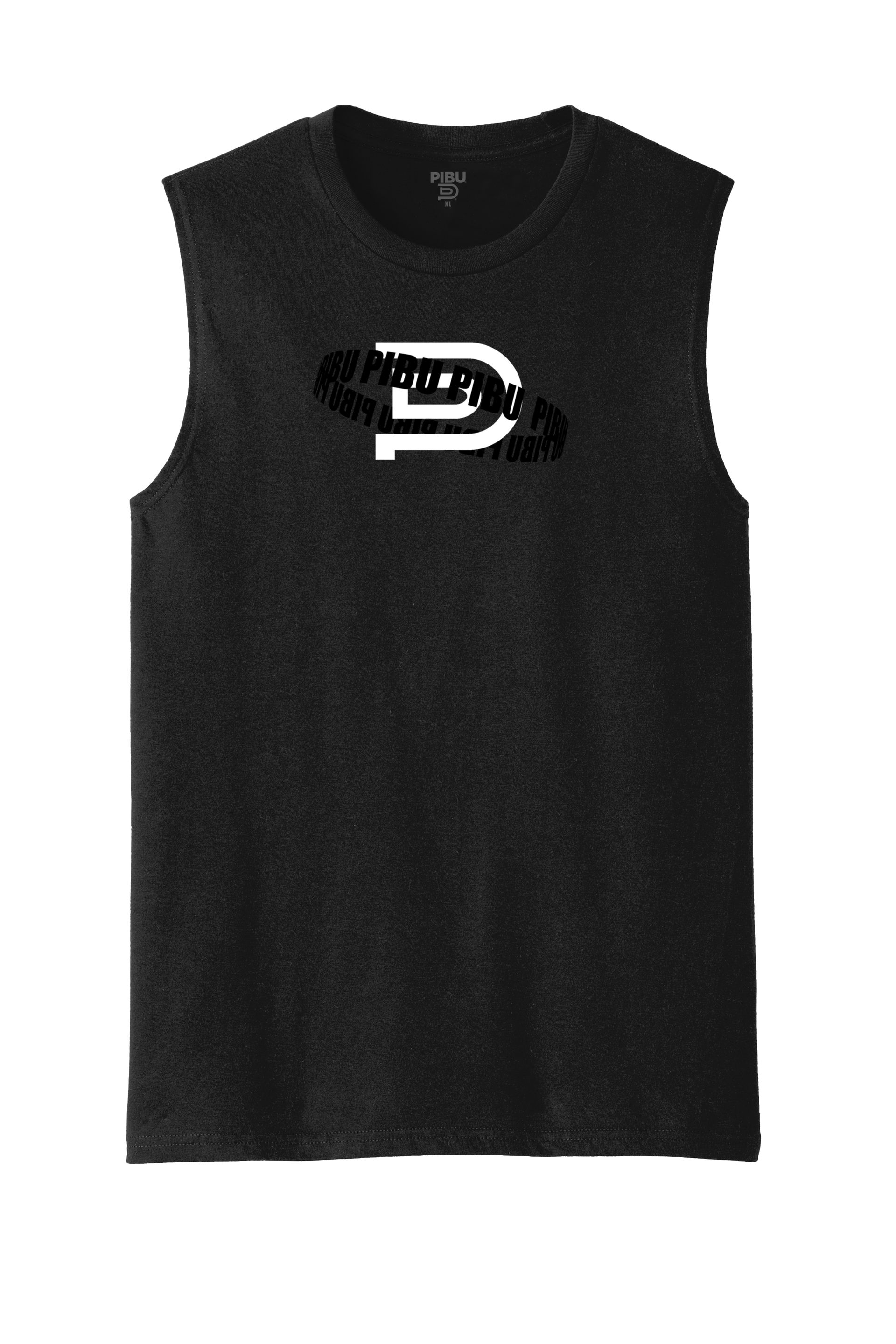 PIBU Revolve Sleeveless - White and Black