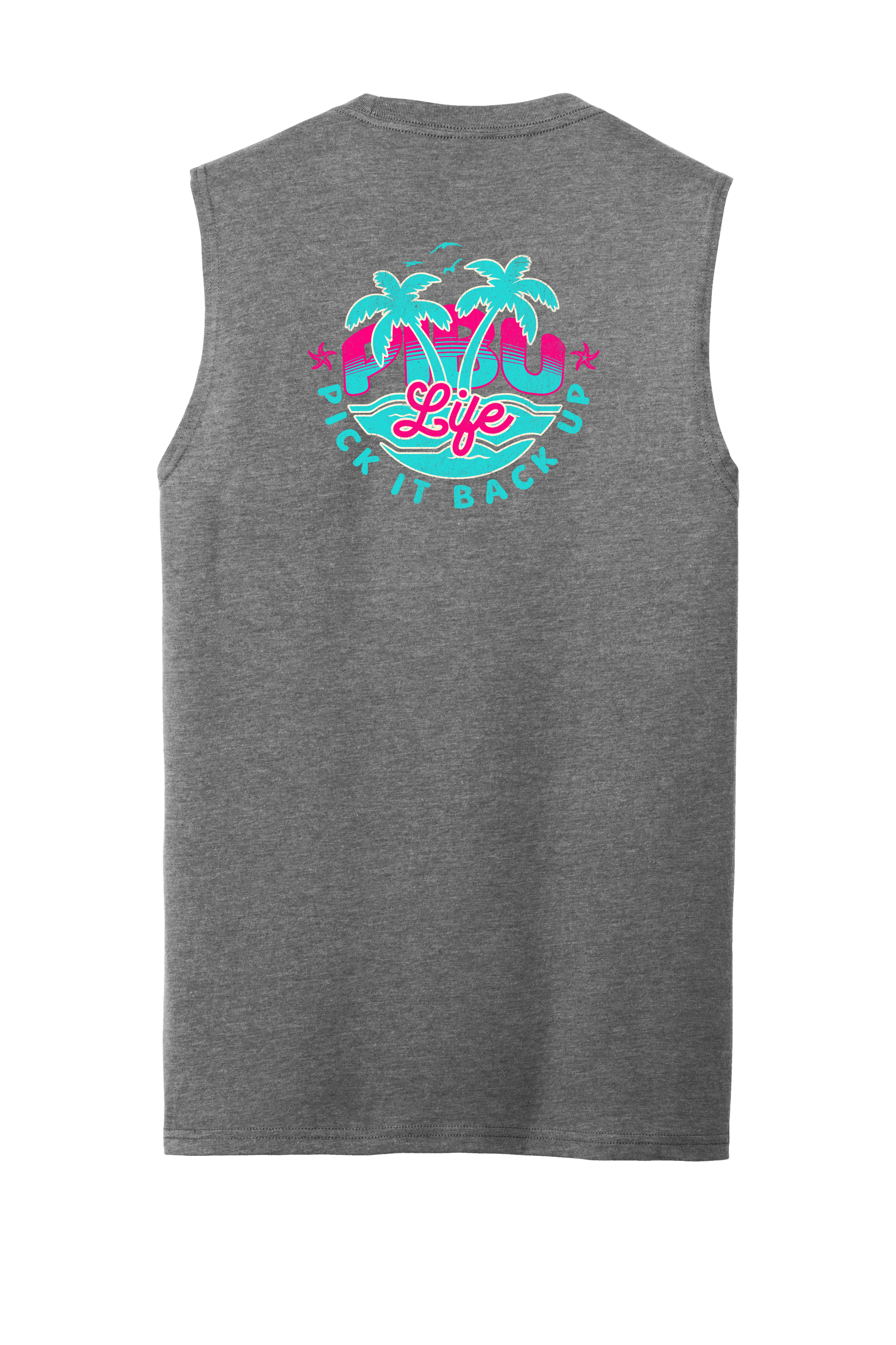 PIBU Life Sleeveless - Turquoise and Pink