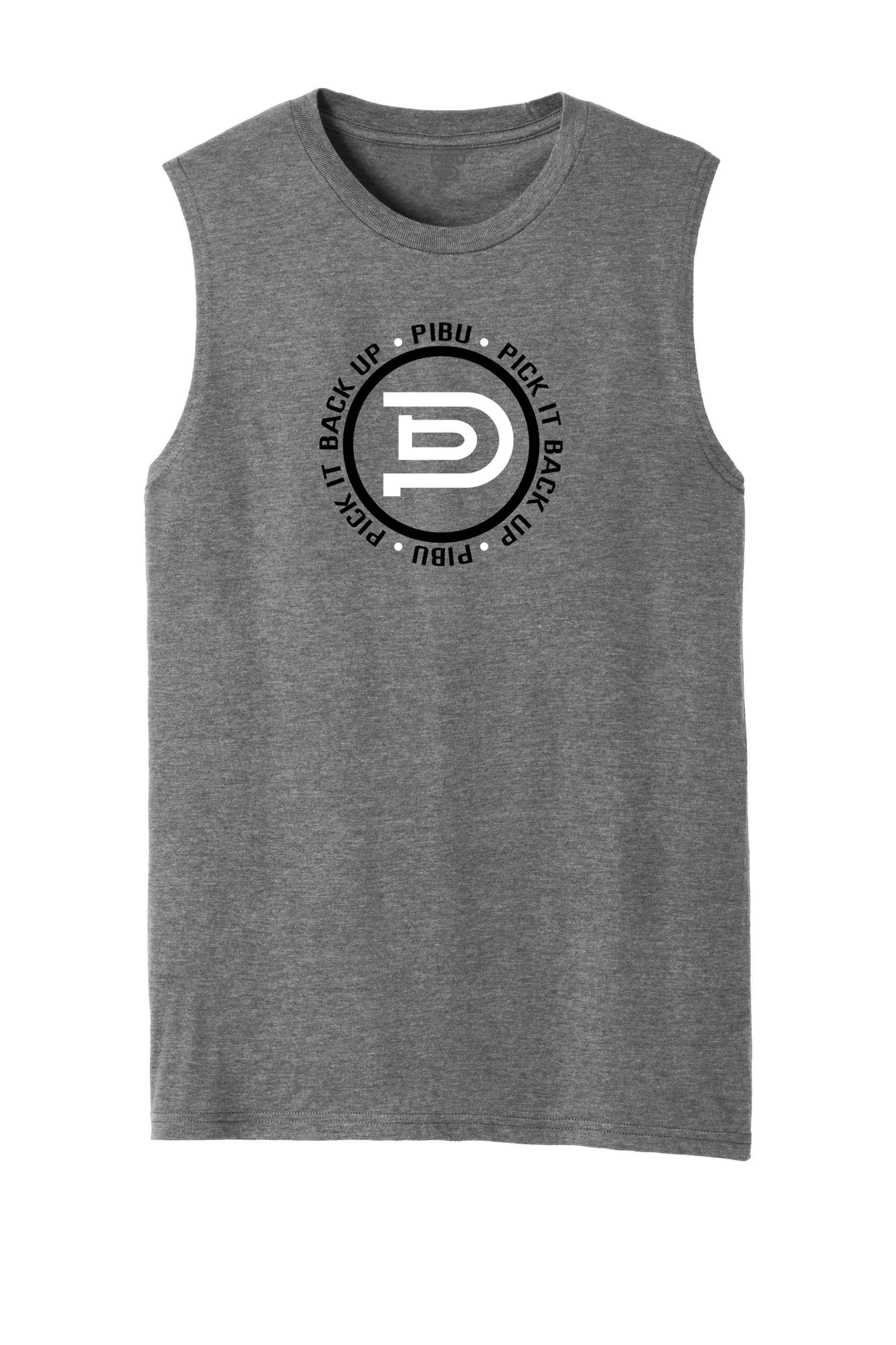 PIBU Circle Sleeveless - Black and White