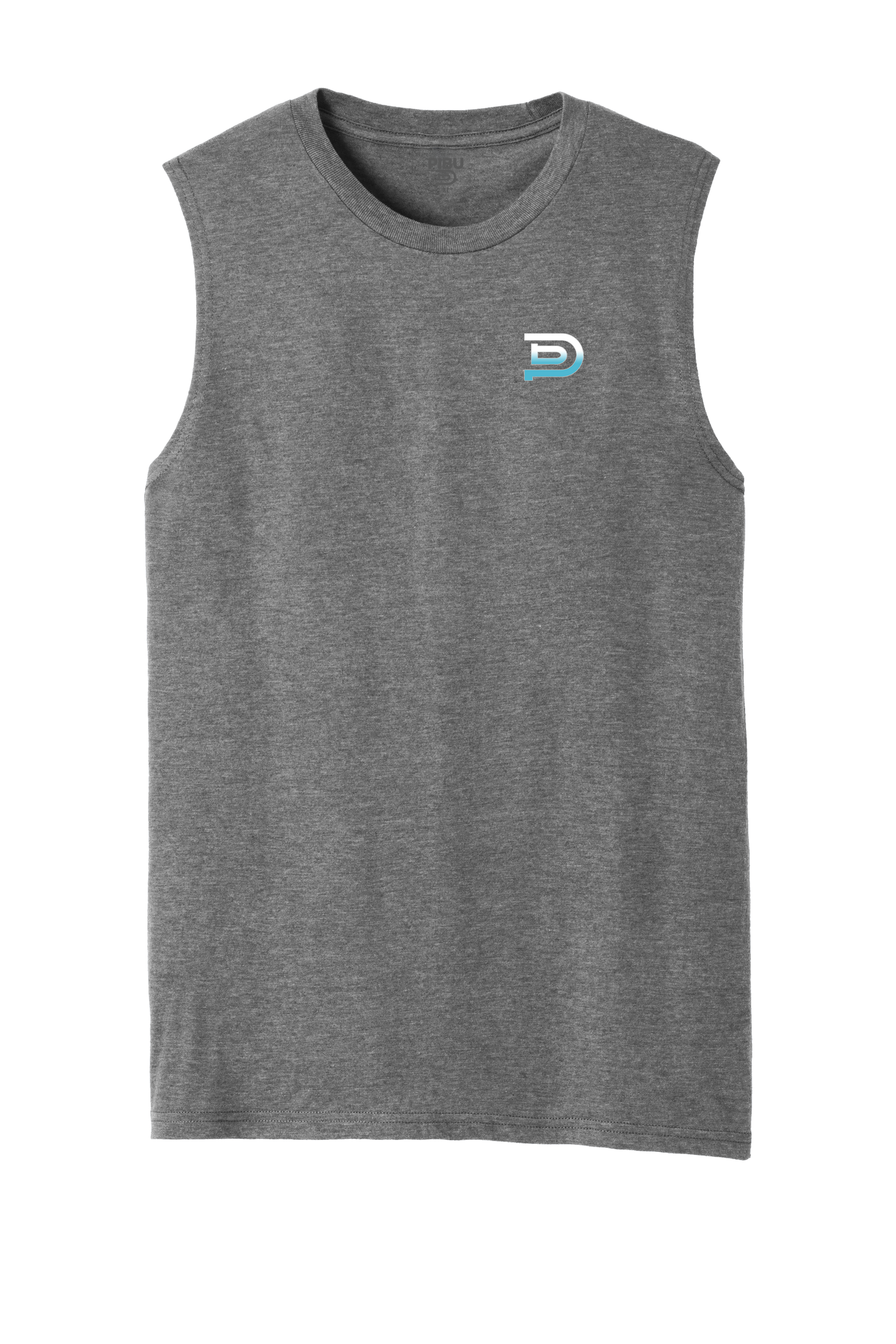 PIBU Life Sleeveless - Blue and Gray