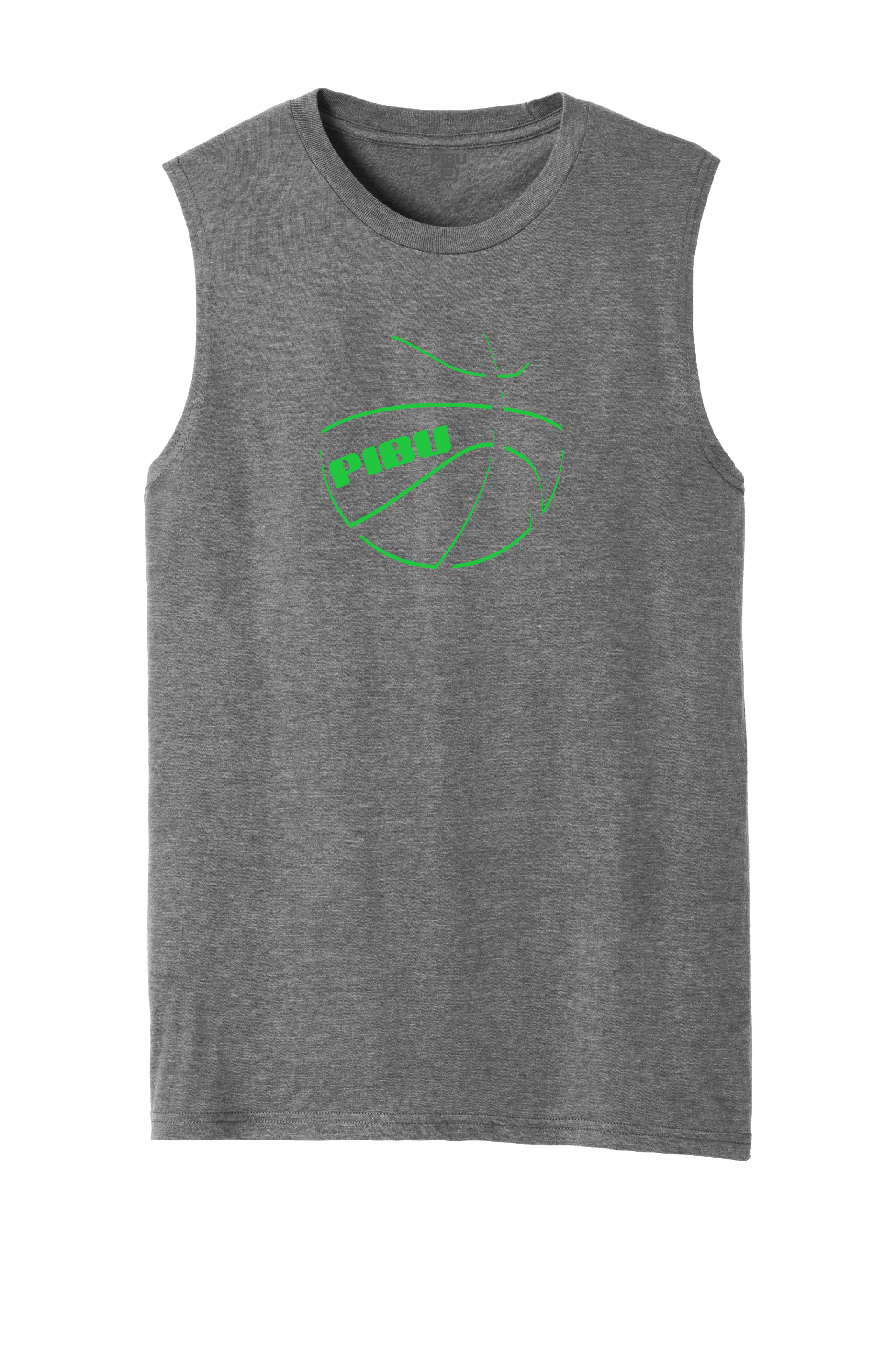 PIBU Basketball Sleeveless - Green Shadow