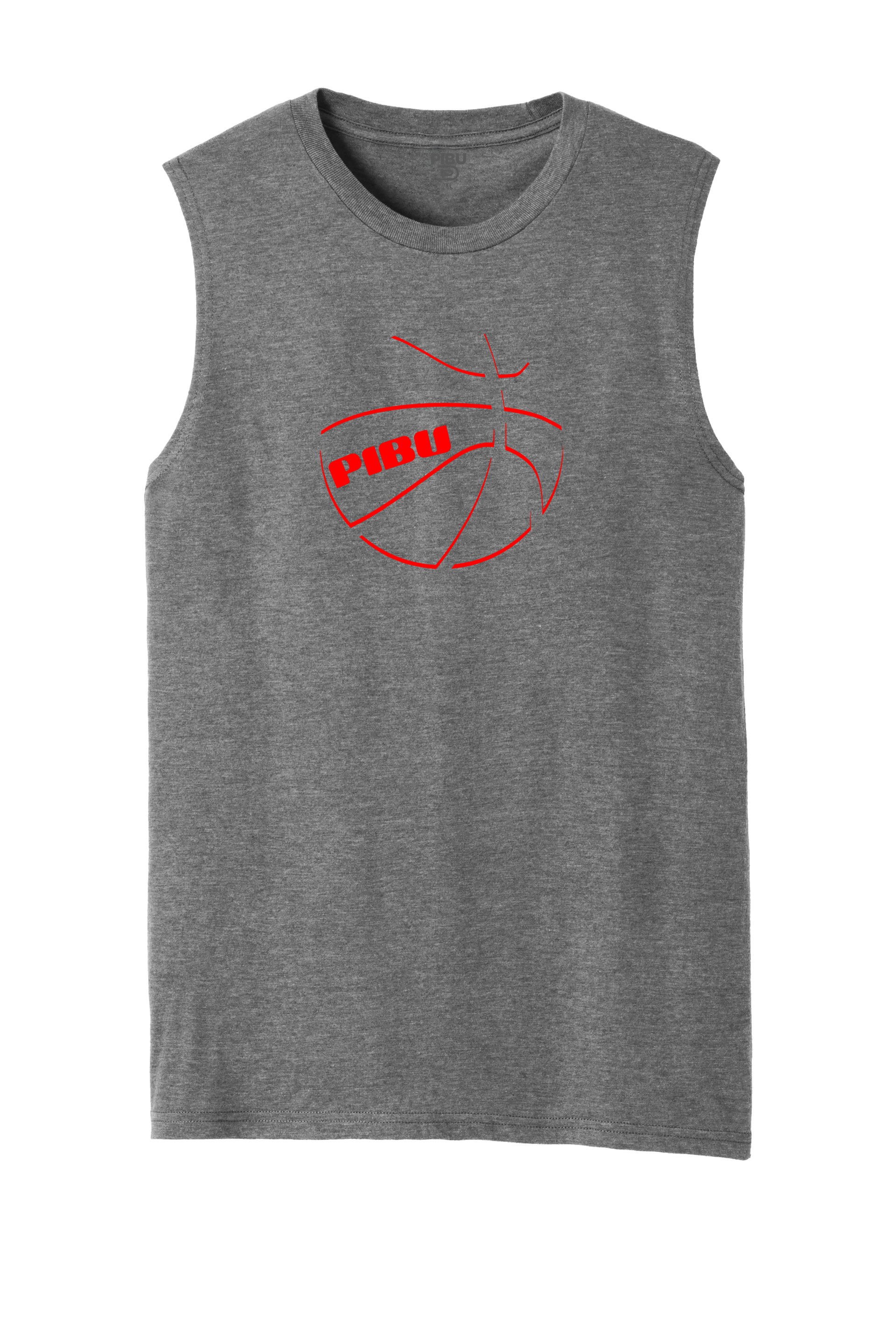 PIBU Basketball Sleeveless - Red Shadow