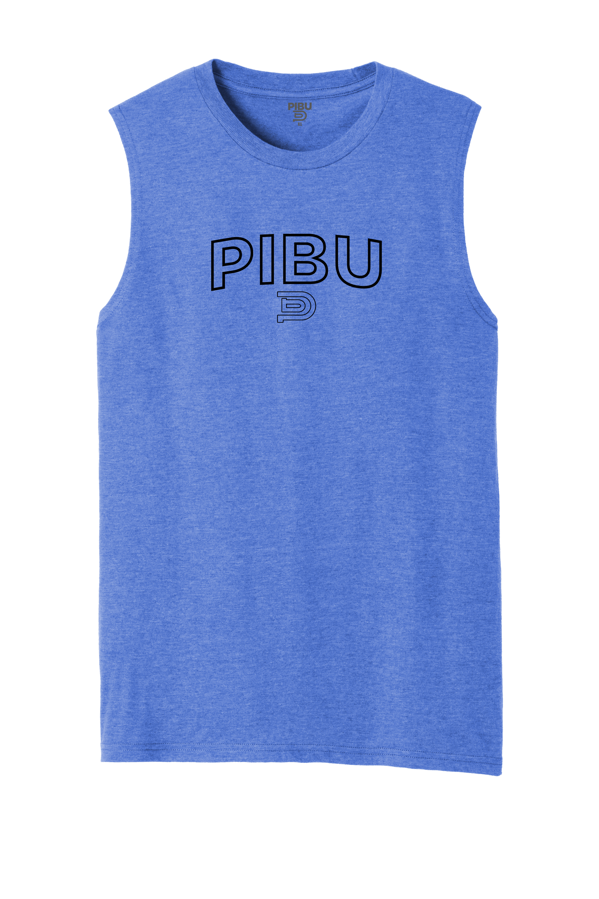P1 Outlined Sleeveless - Black