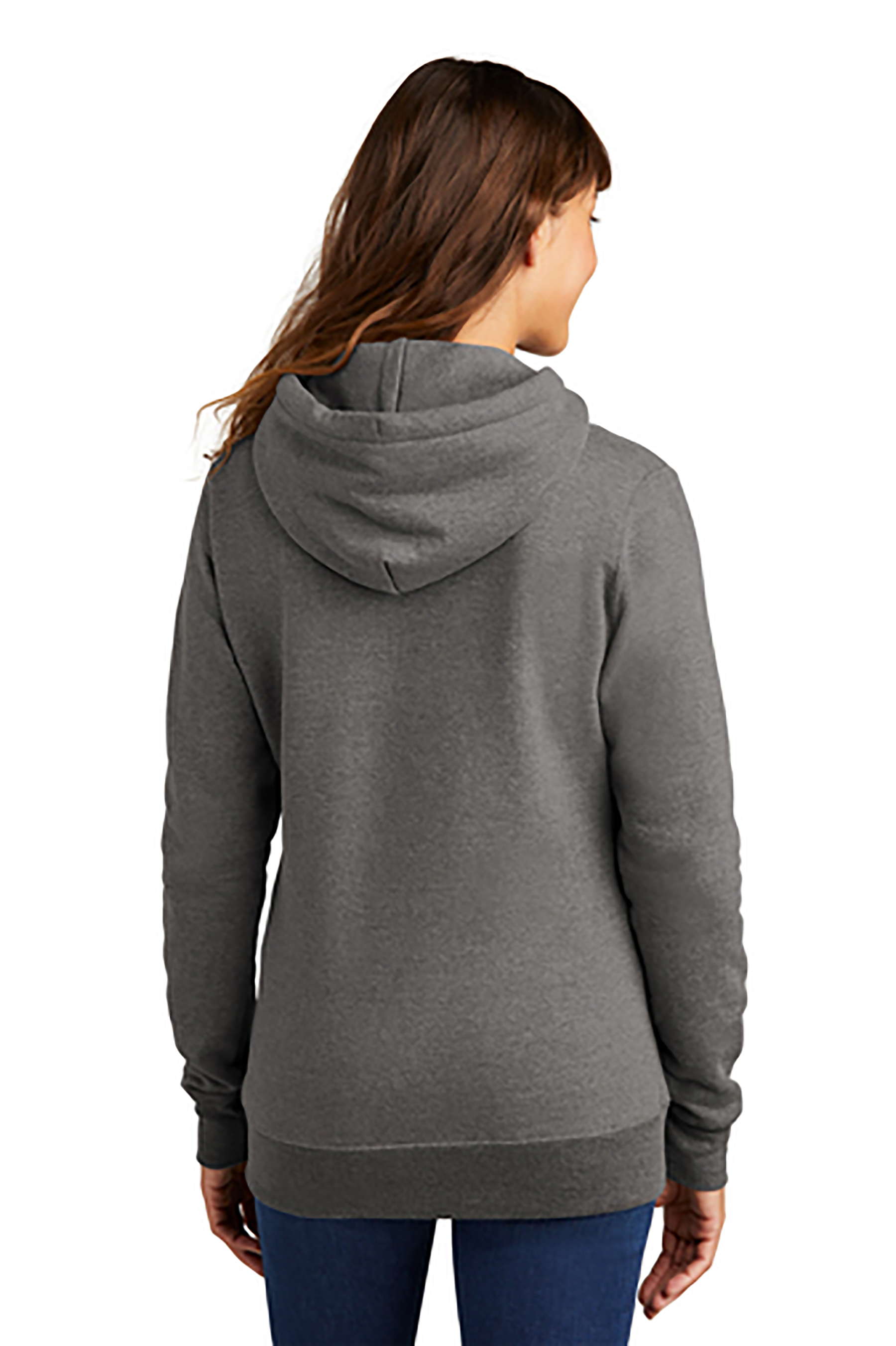 Women's PIBU Butterfly Fitted Fleece Hoodie - White
