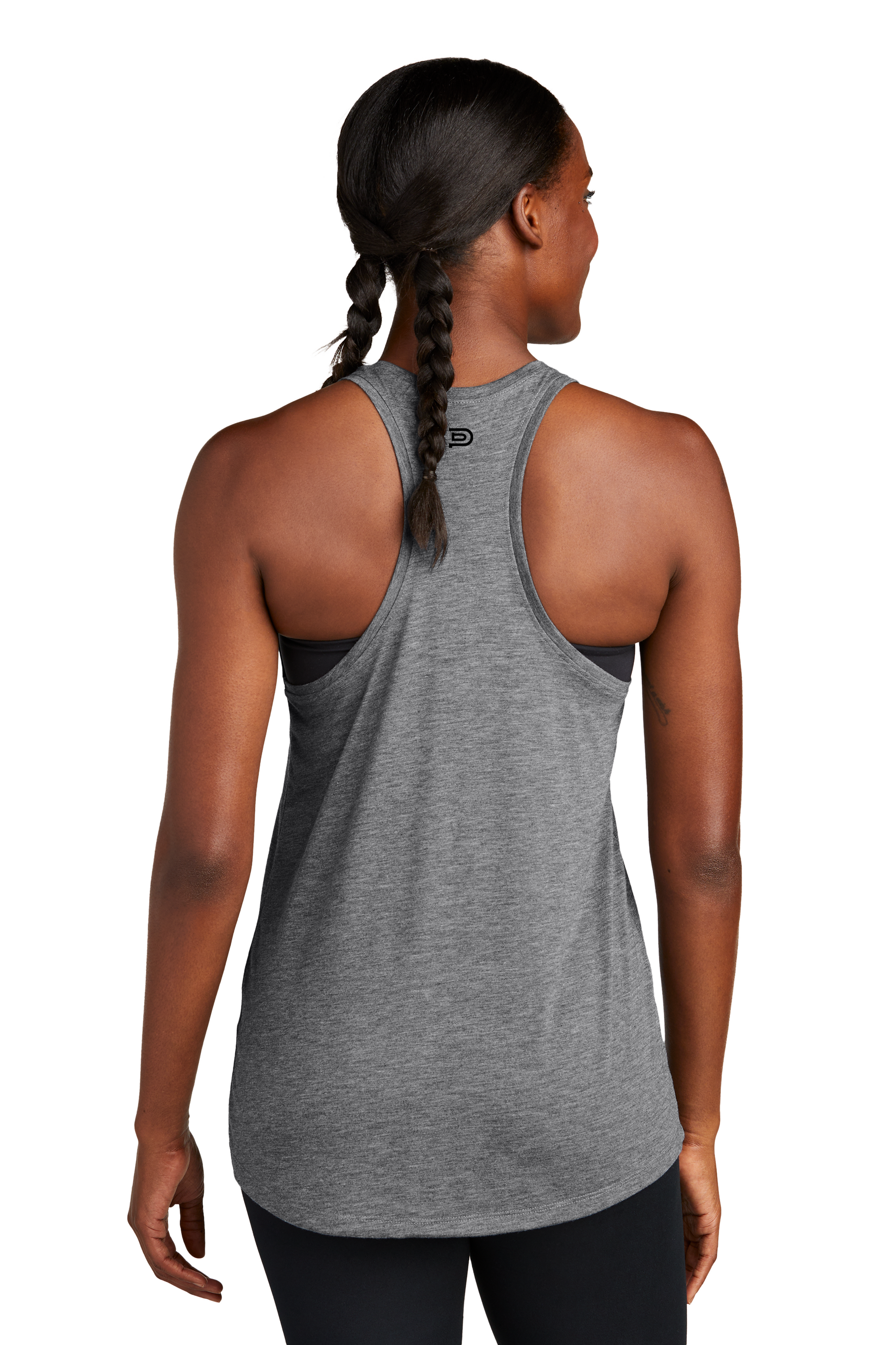 Women's PIBU Outlined Classic Tank Top - Black