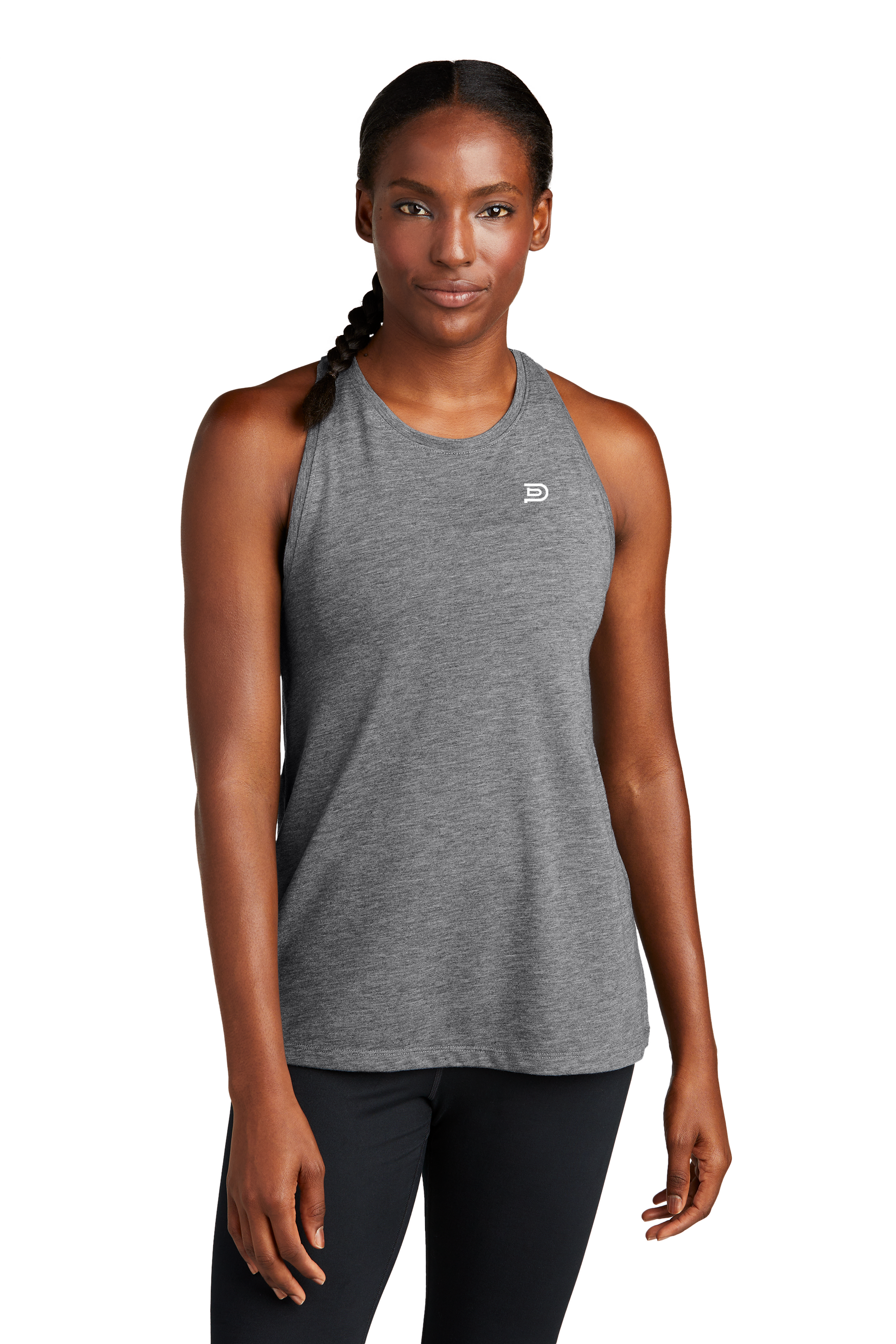 Women's PIBU Logo Tank Top - White