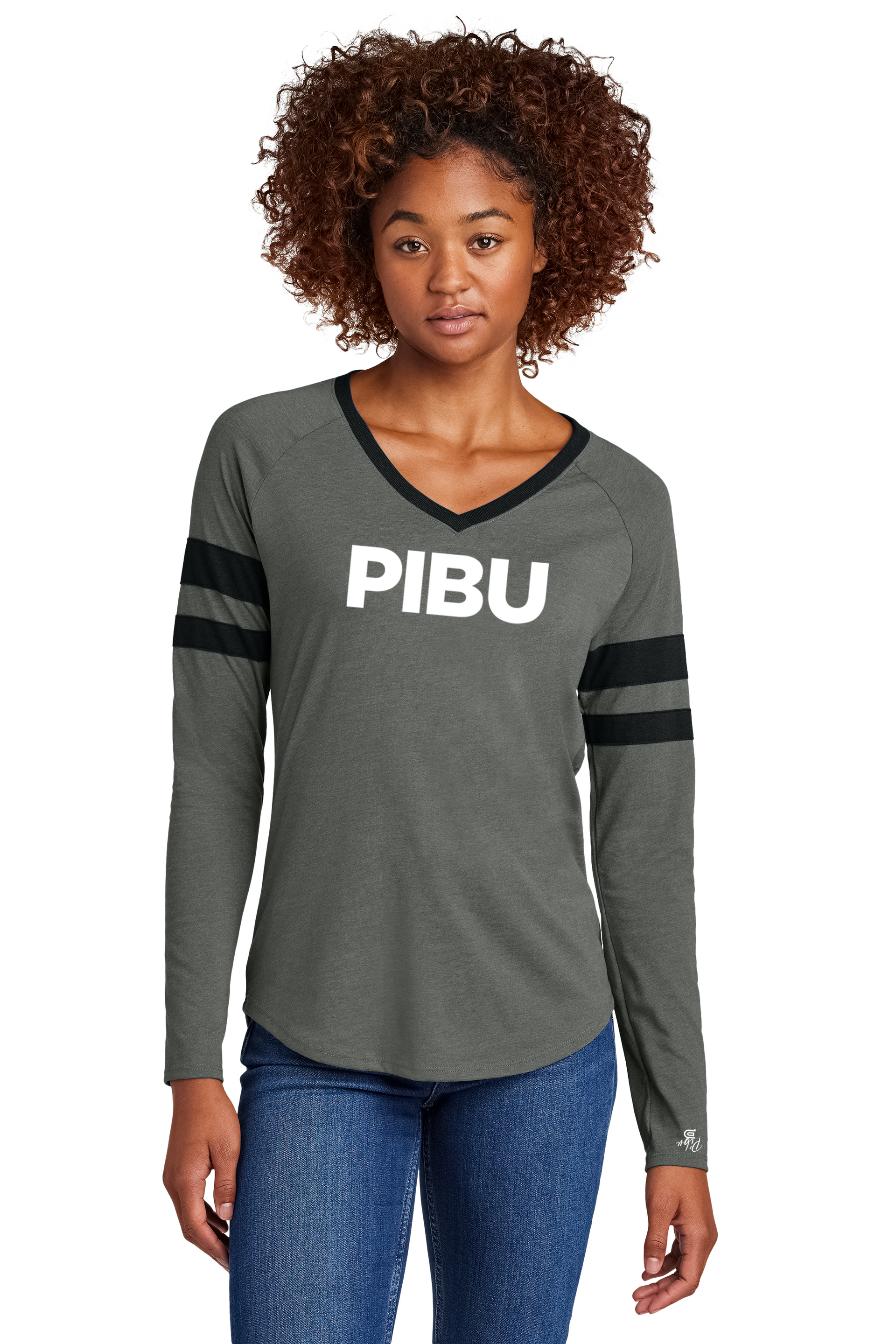 PIBU Filled Halftime Long Sleeve - White
