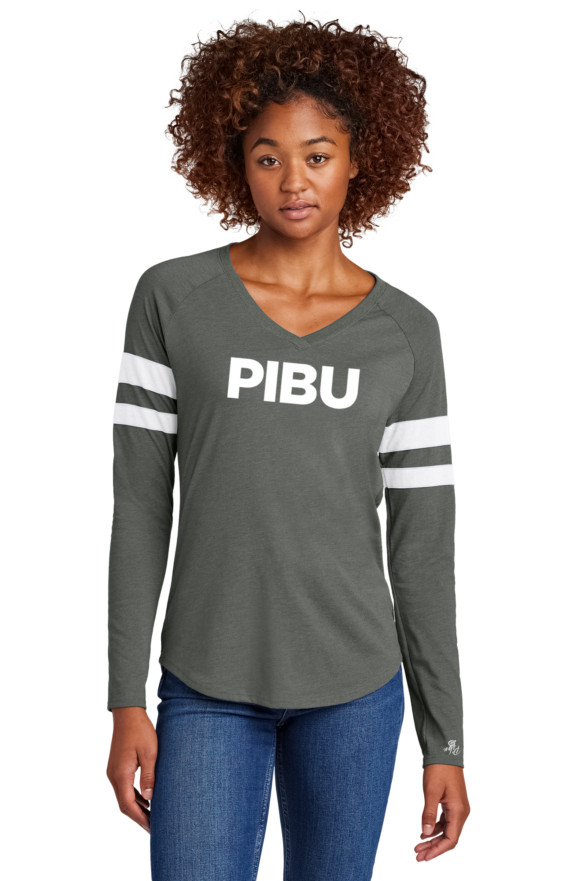 PIBU Filled Halftime Long Sleeve - White