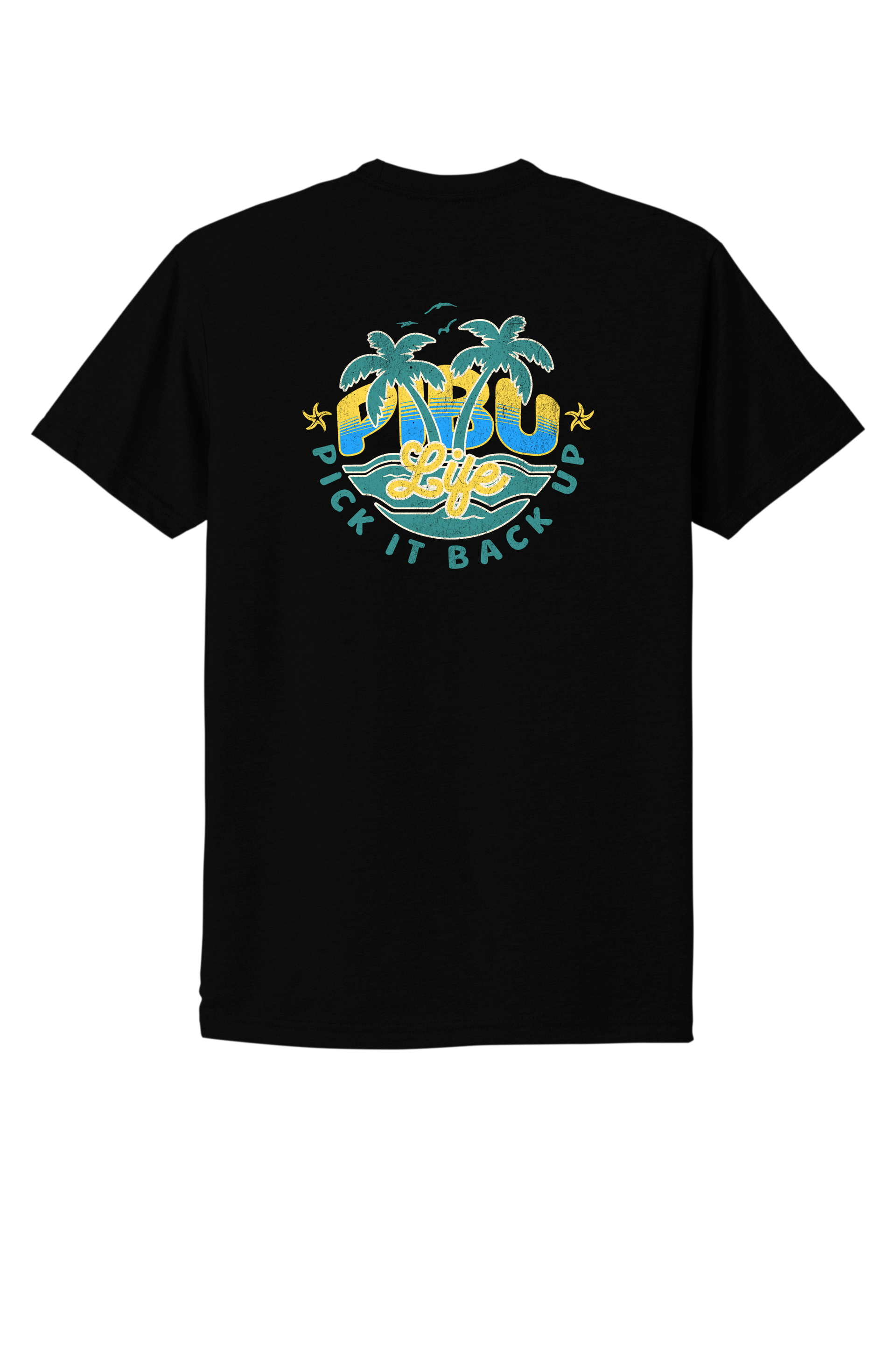 PIBU Life Short Sleeve - Blue and Yellow