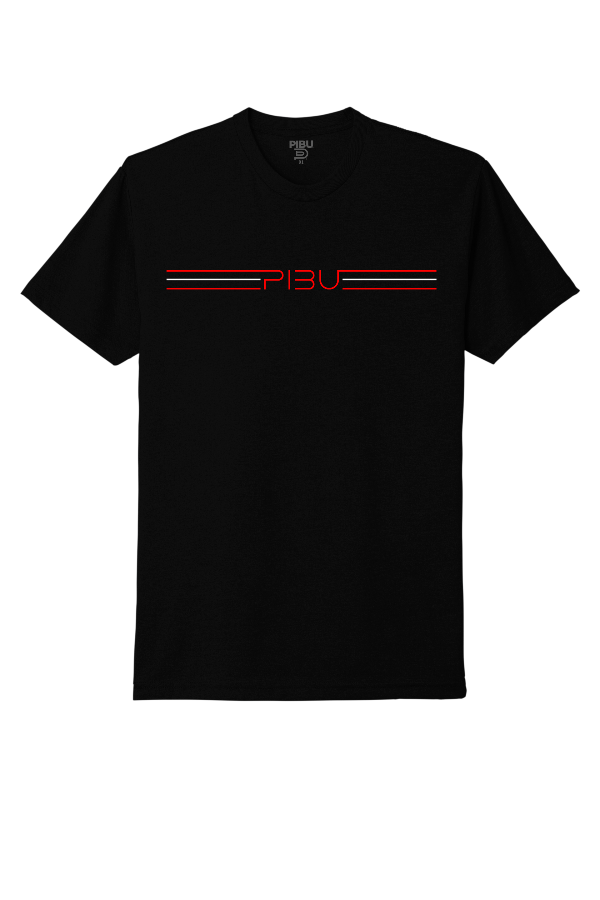 3 Stripes PIBU Short Sleeve - Red and White