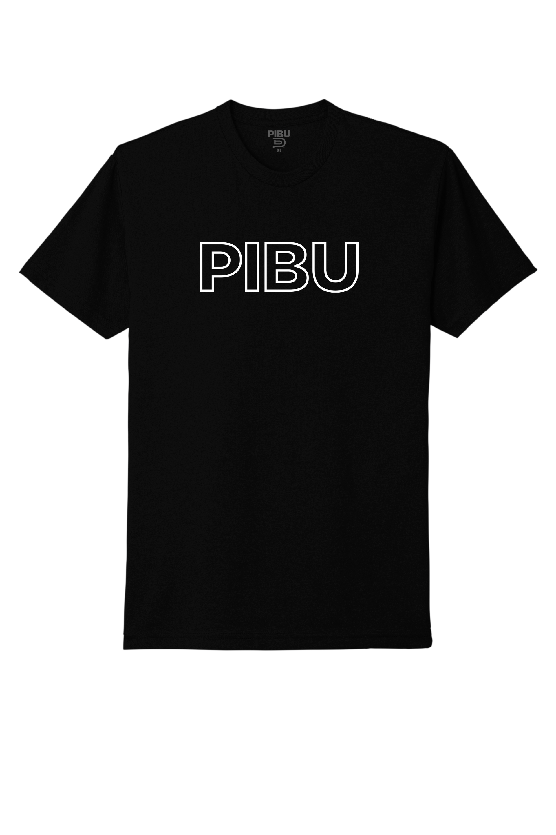PIBU Outlined Short Sleeve - White