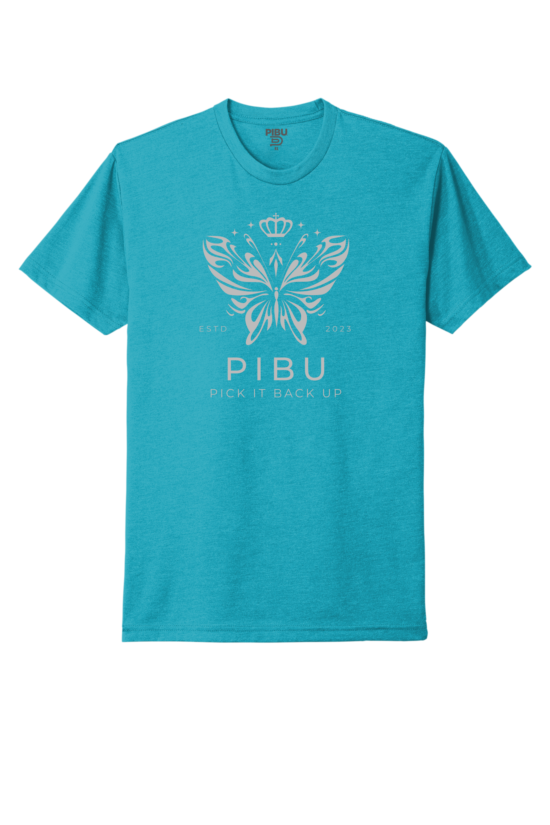 Women's PIBU Butterfly Short Sleeve - Gray