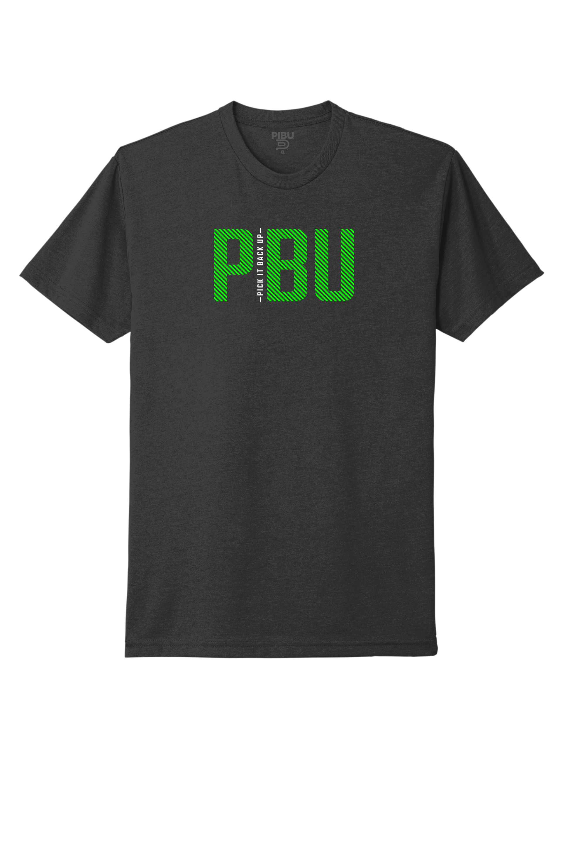 PICK IT BACK UP Short Sleeve - Green and White