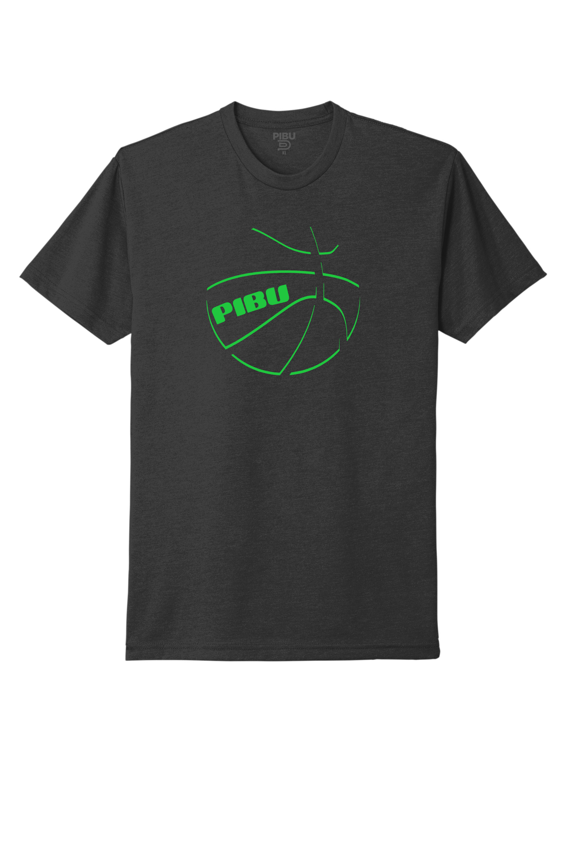 PIBU Basketball Short Sleeve - Green Shadow