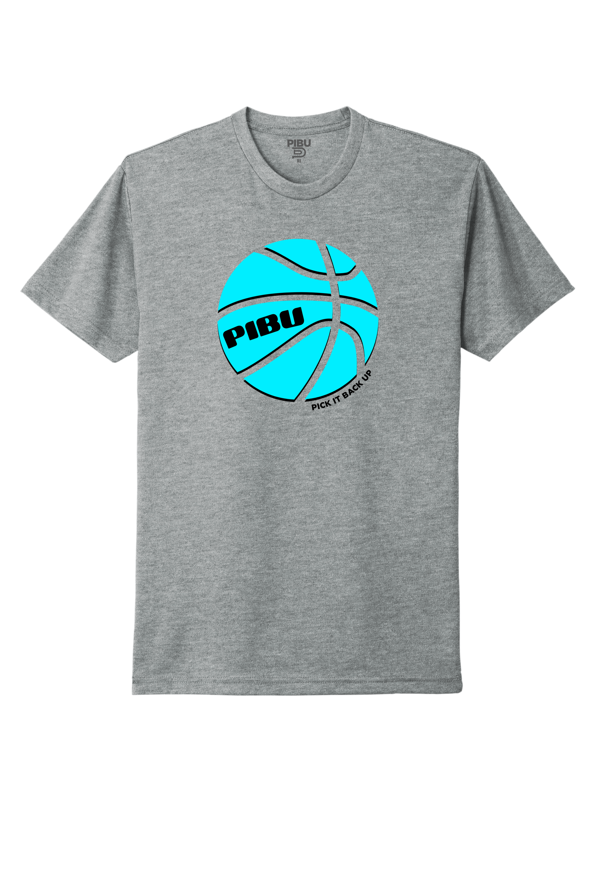 PIBU Basketball Short Sleeve - Blue