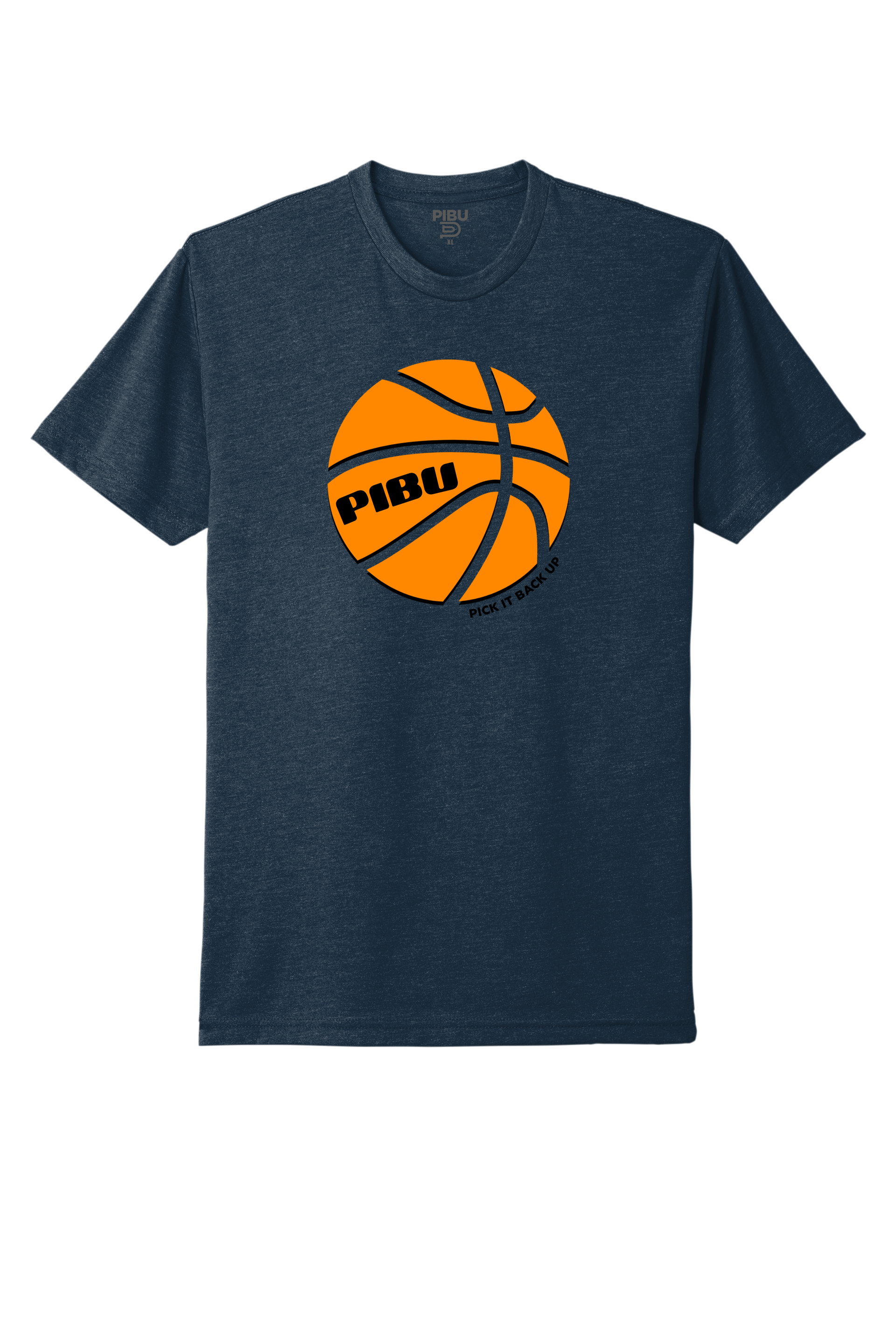 PIBU Basketball Short Sleeve - Orange