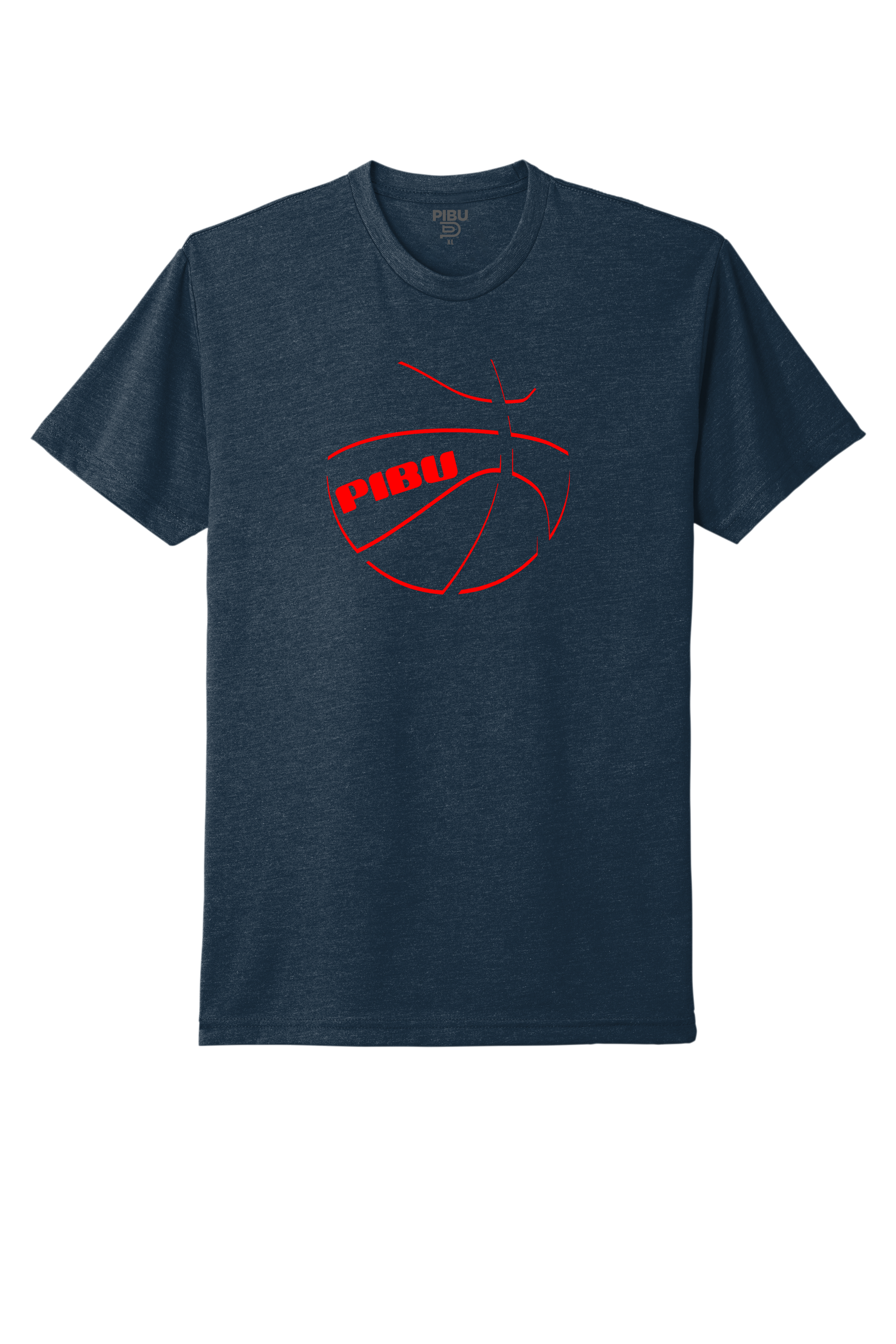 PIBU Basketball Short Sleeve - Red Shadow