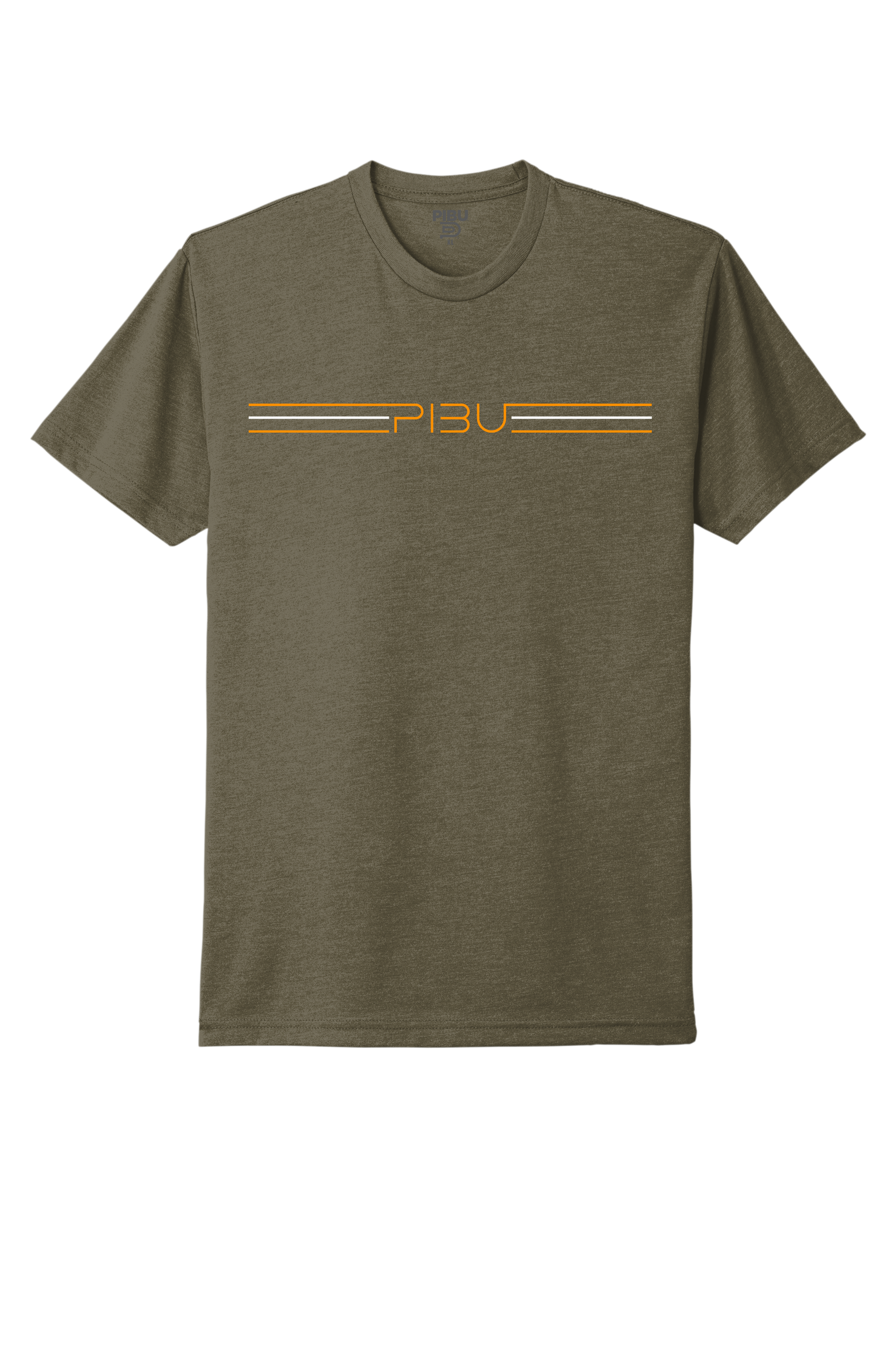 3 Stripes PIBU Short Sleeve - Orange and White
