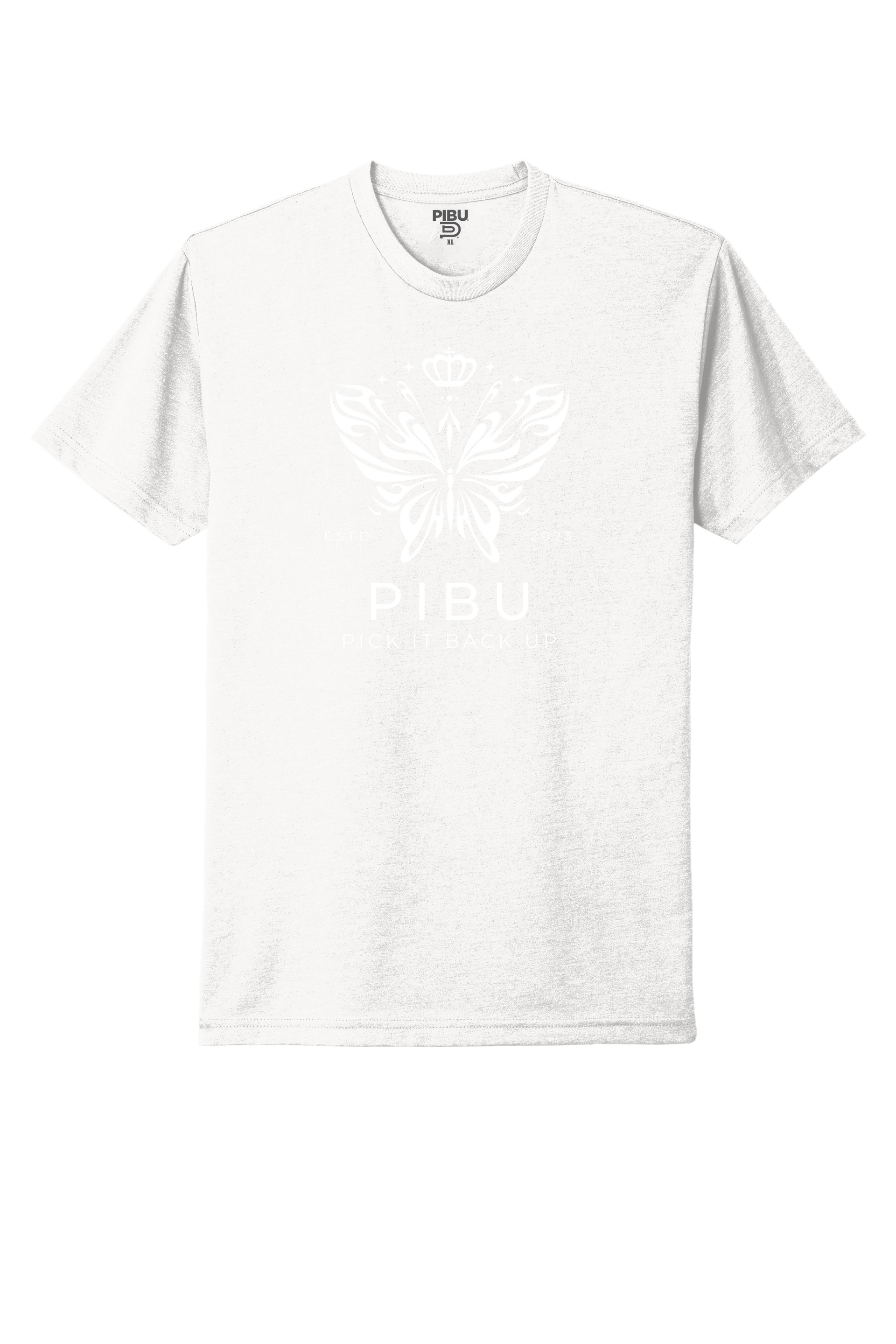 Women's PIBU Butterfly Short Sleeve - White