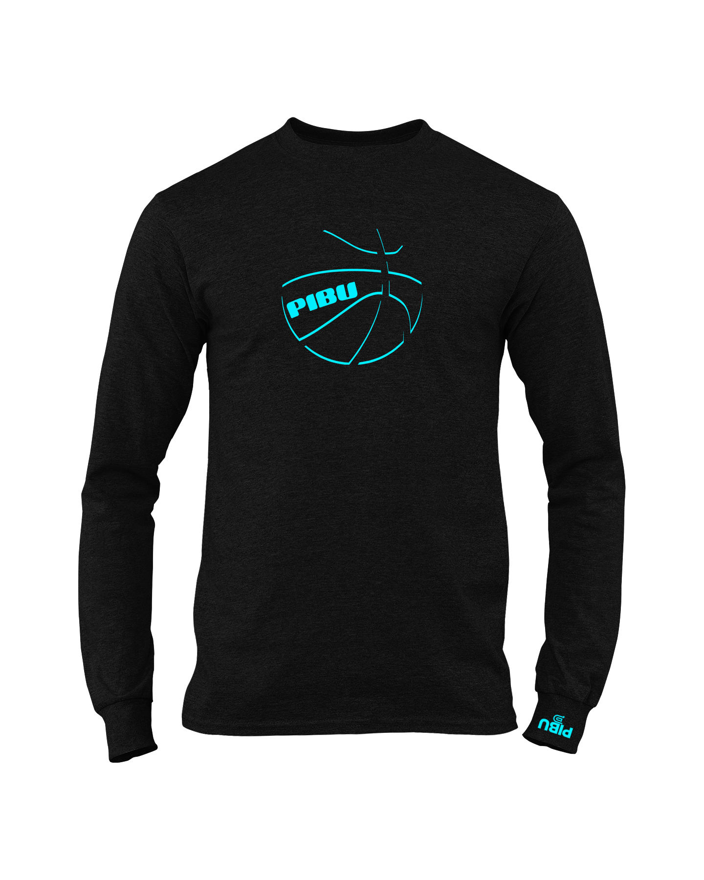 PIBU Basketball Long Sleeve - Blue Shadow