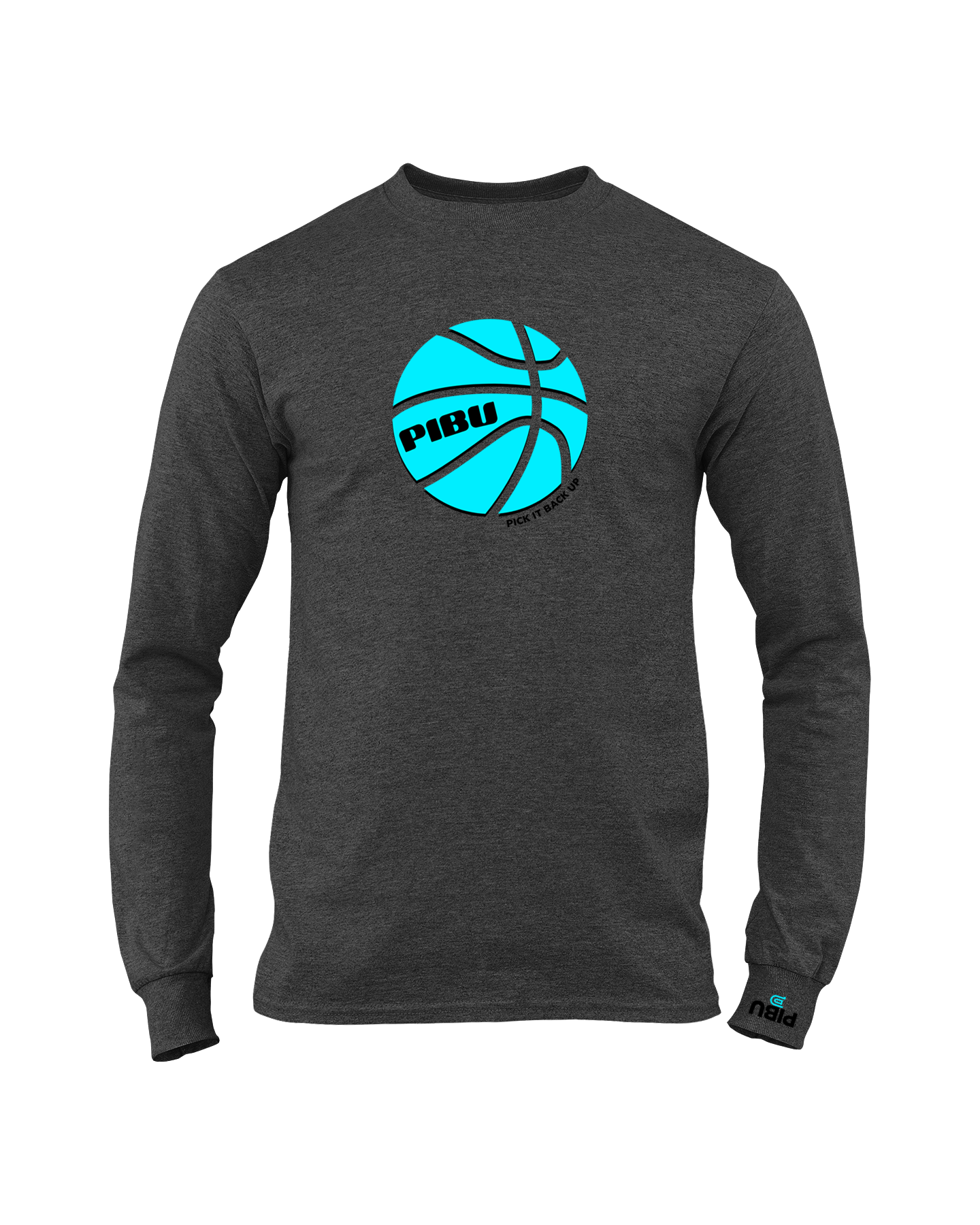 PIBU Basketball Long Sleeve - Blue