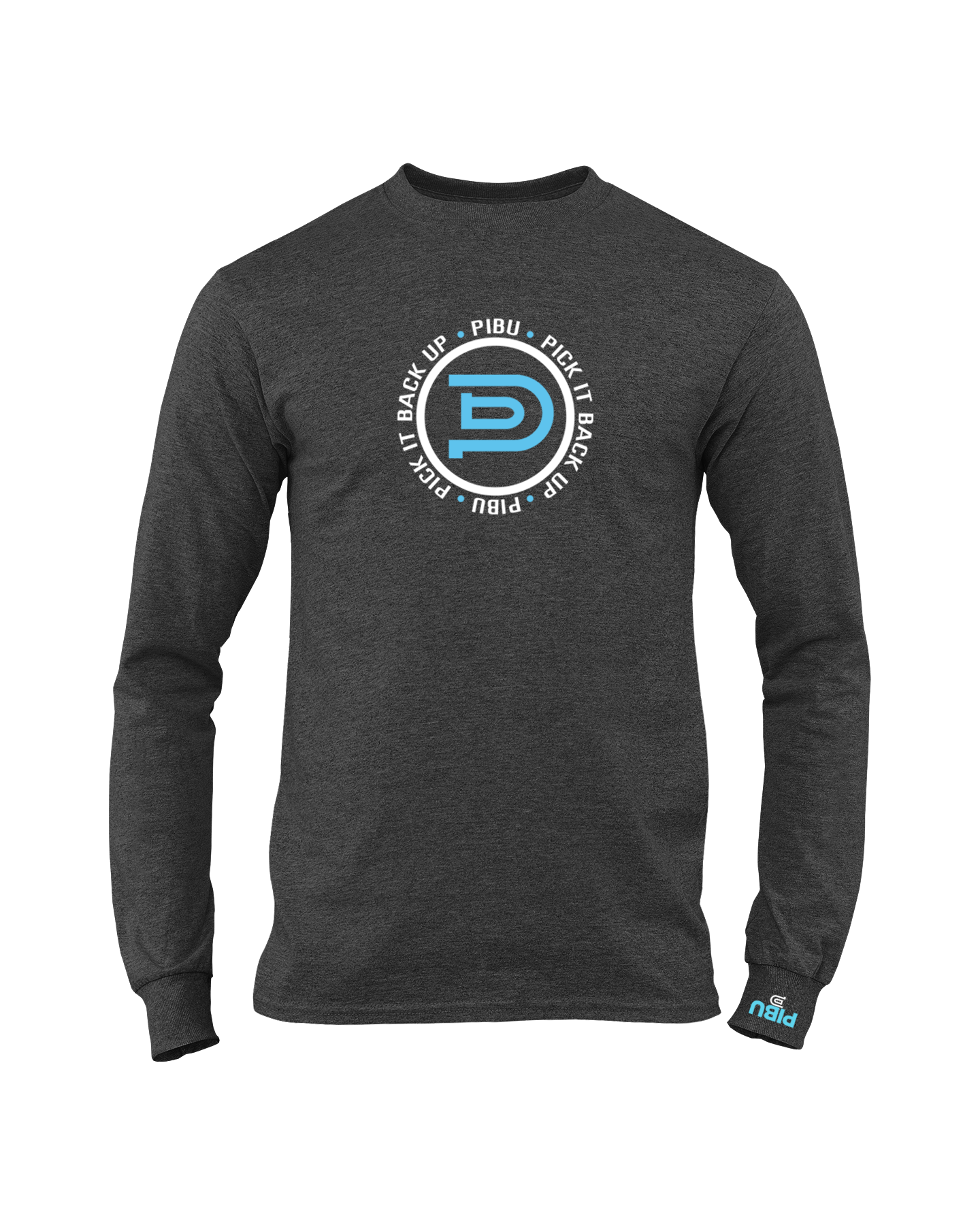 PIBU Circle Long Sleeve - Blue and White