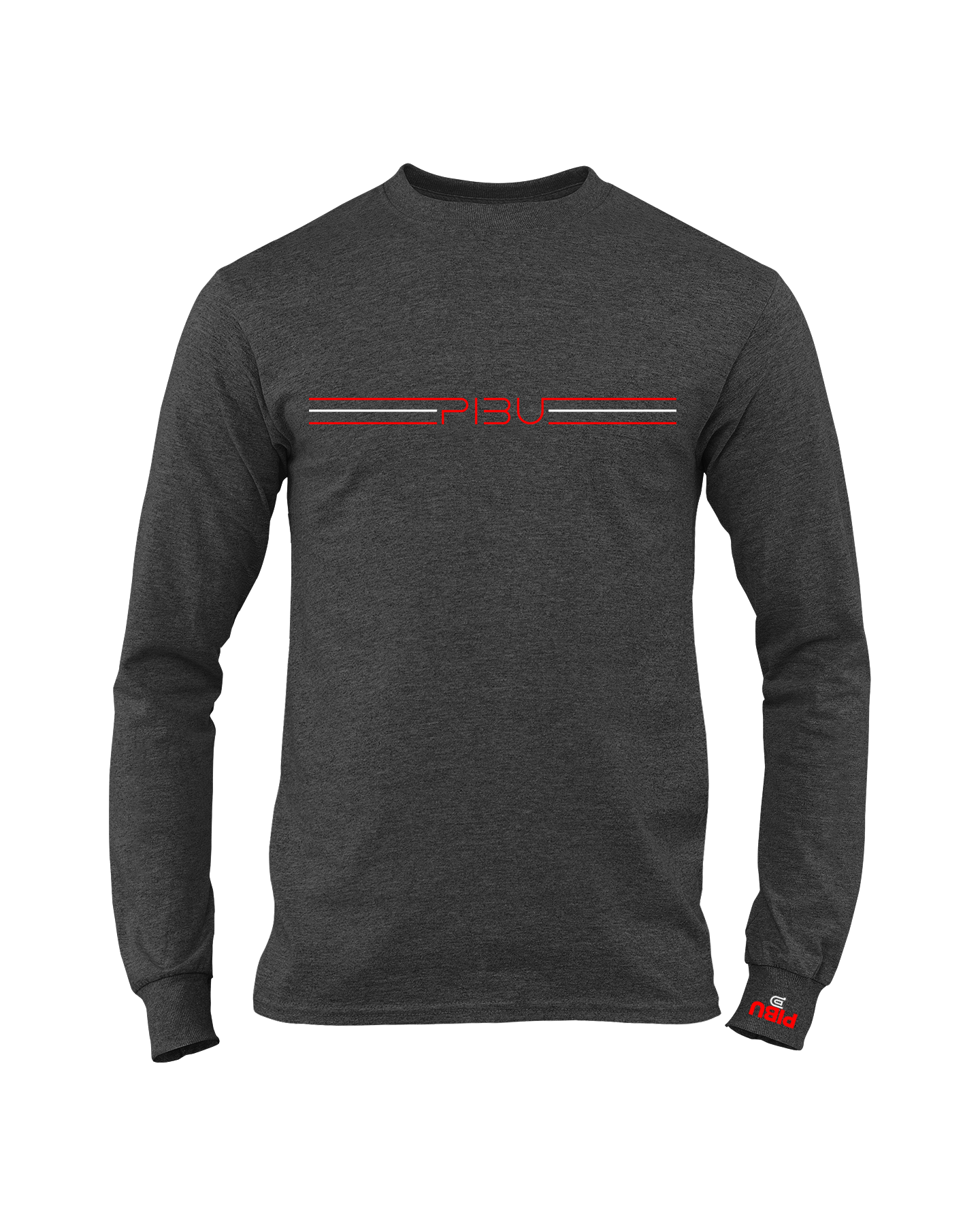 3 Stripes PIBU Long Sleeve - Red and White