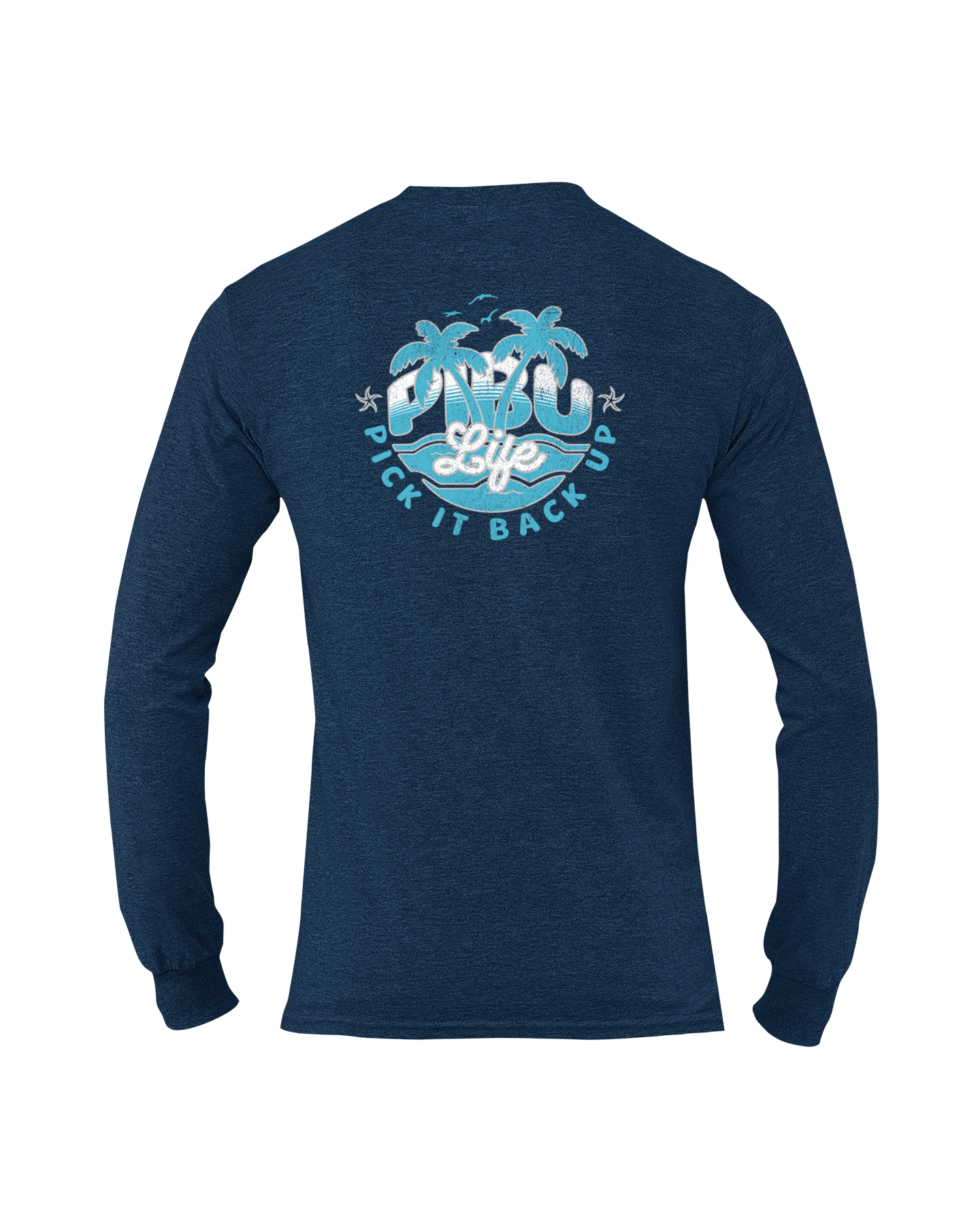 PIBU Life Long Sleeve - Blue and Gray