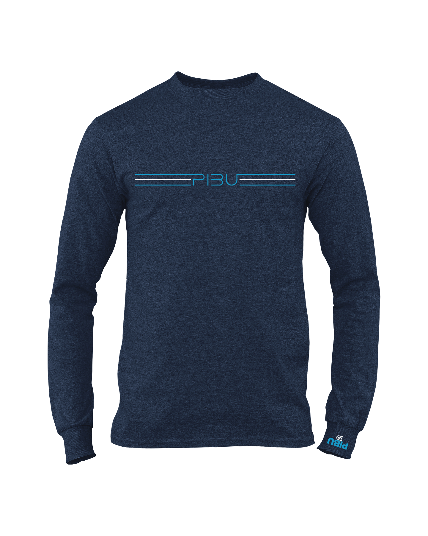 3 Stripes PIBU Long Sleeve - Blue and White