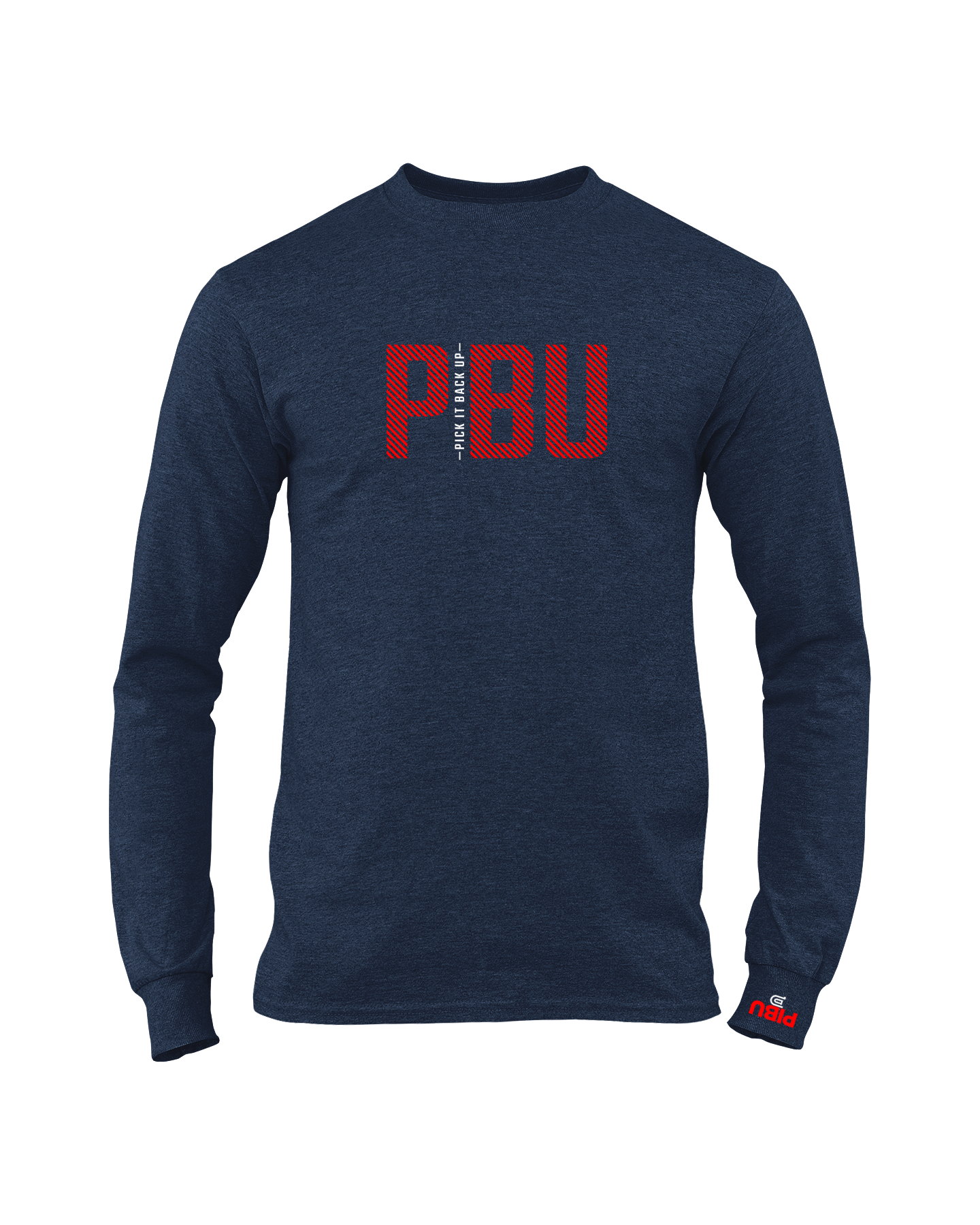 PICK IT BACK UP Long Sleeve - Red and White