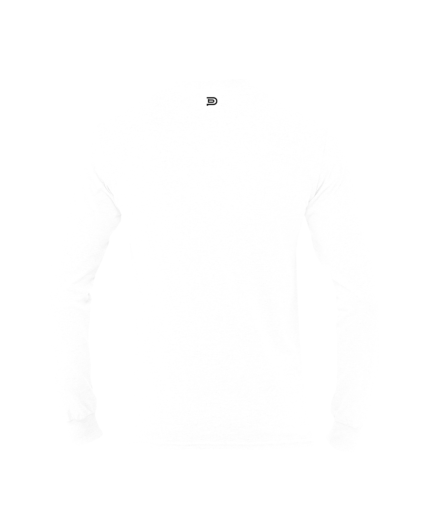 PIBU Basketball Long Sleeve - White Shirt