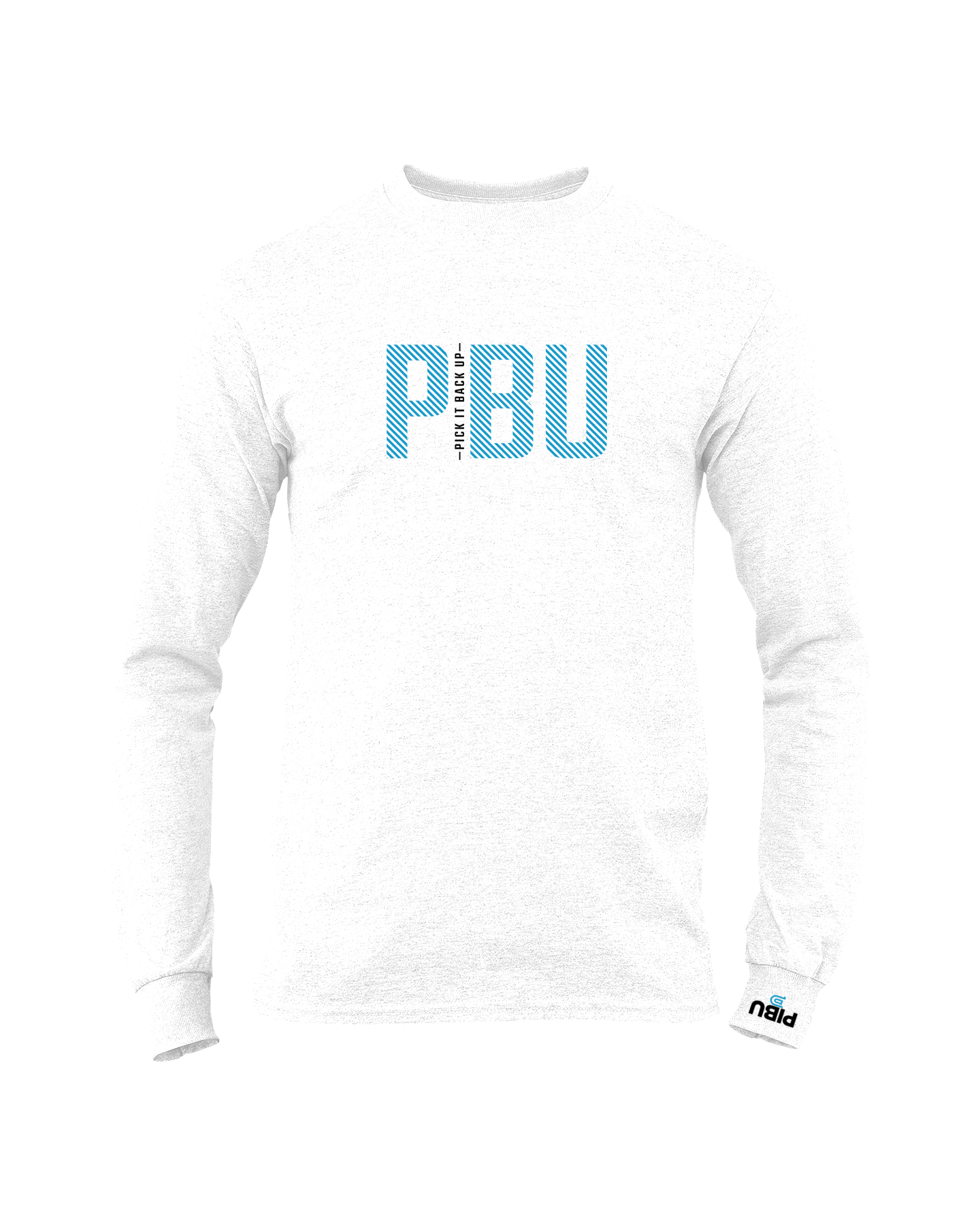 PICK IT BACK UP Long Sleeve - White Shirt