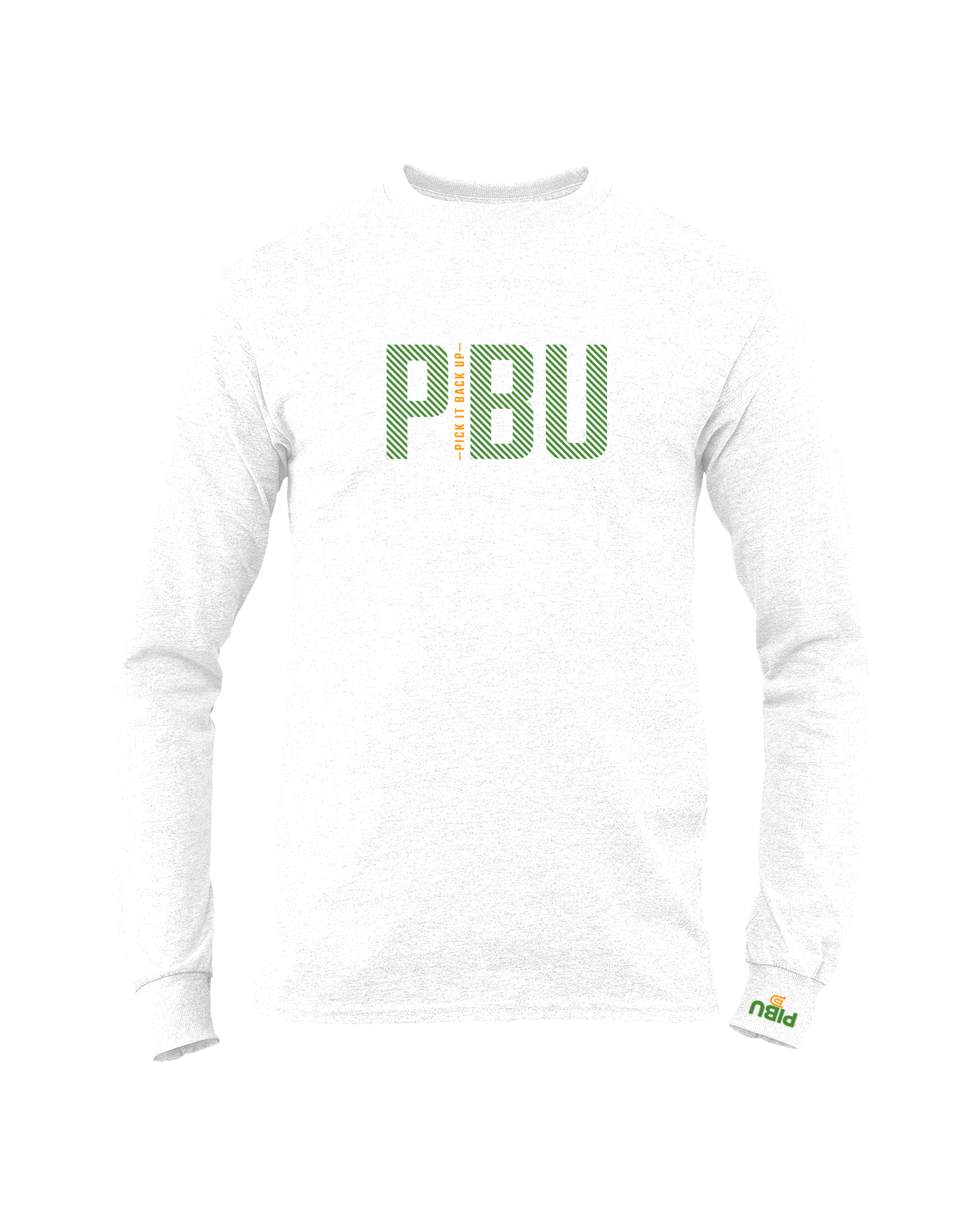 PICK IT BACK UP Long Sleeve - Green and Gold