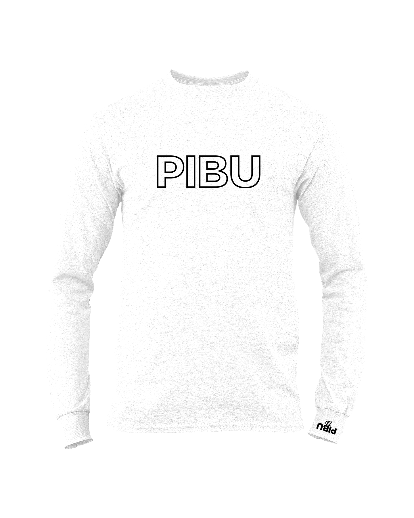PIBU Outlined Long Sleeve - Black