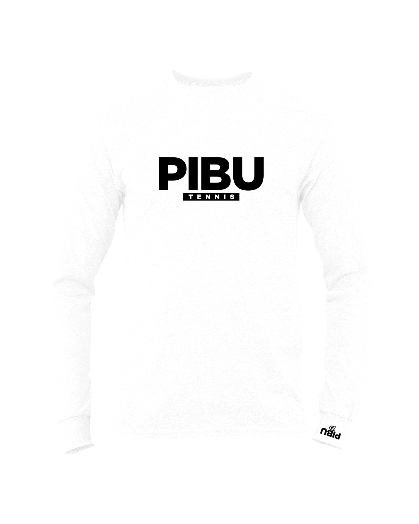 PIBU Tennis Long Sleeve - White Shirt