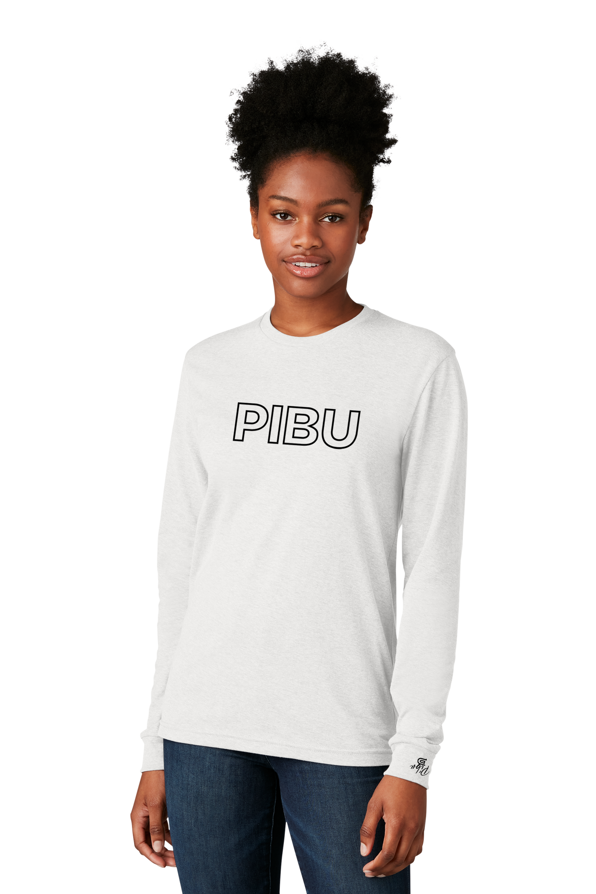 PIBU Classic Outlined Long Sleeve - Black