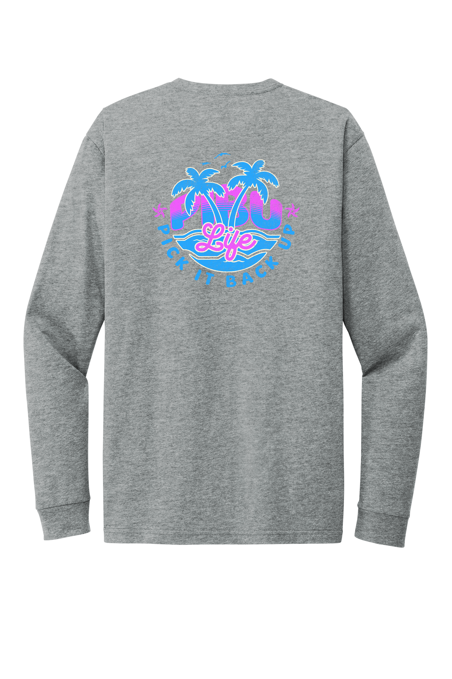 Women's PIBU Life Long Sleeve - Blue and Purple