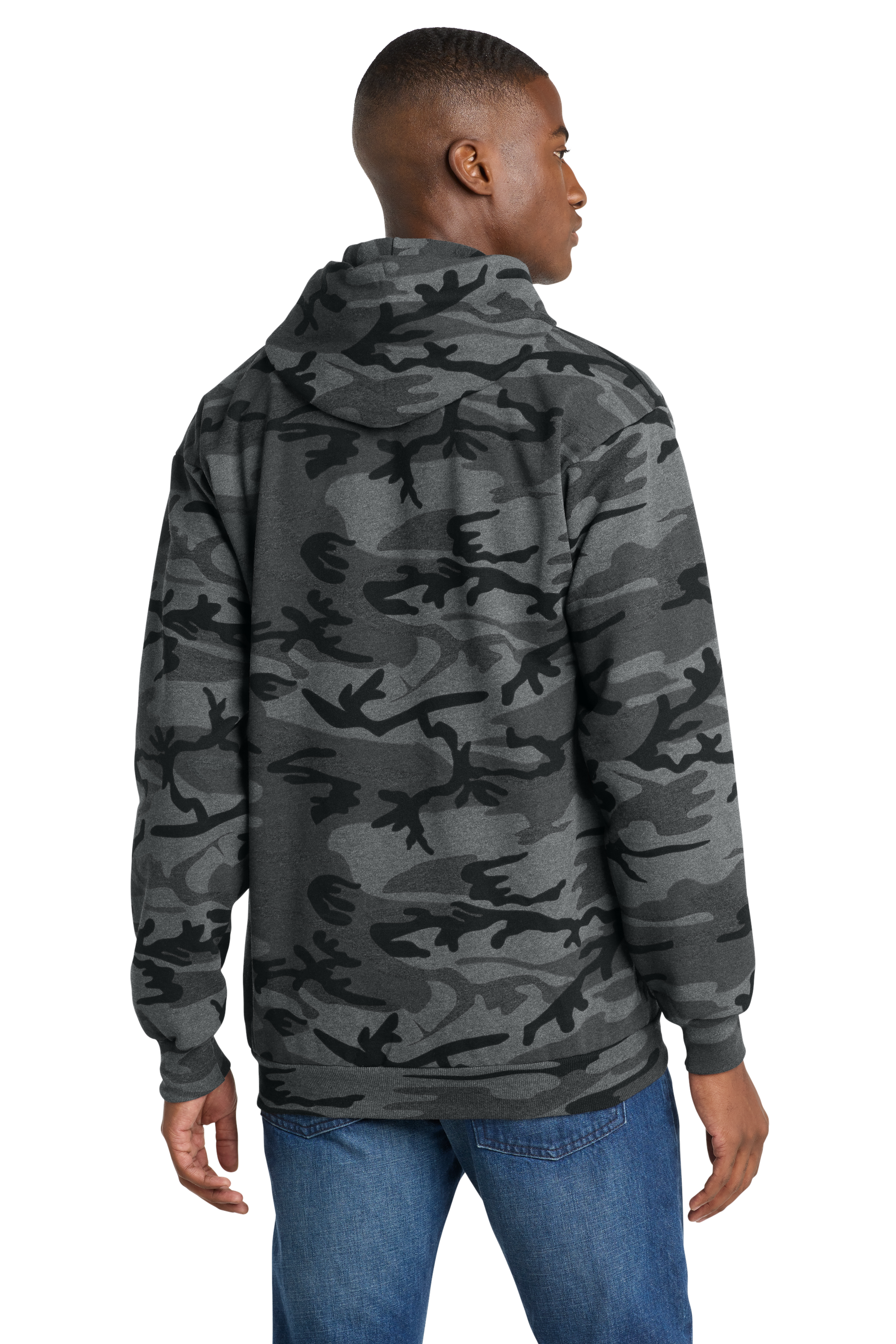 P1 Outlined Camo Hoodie - White